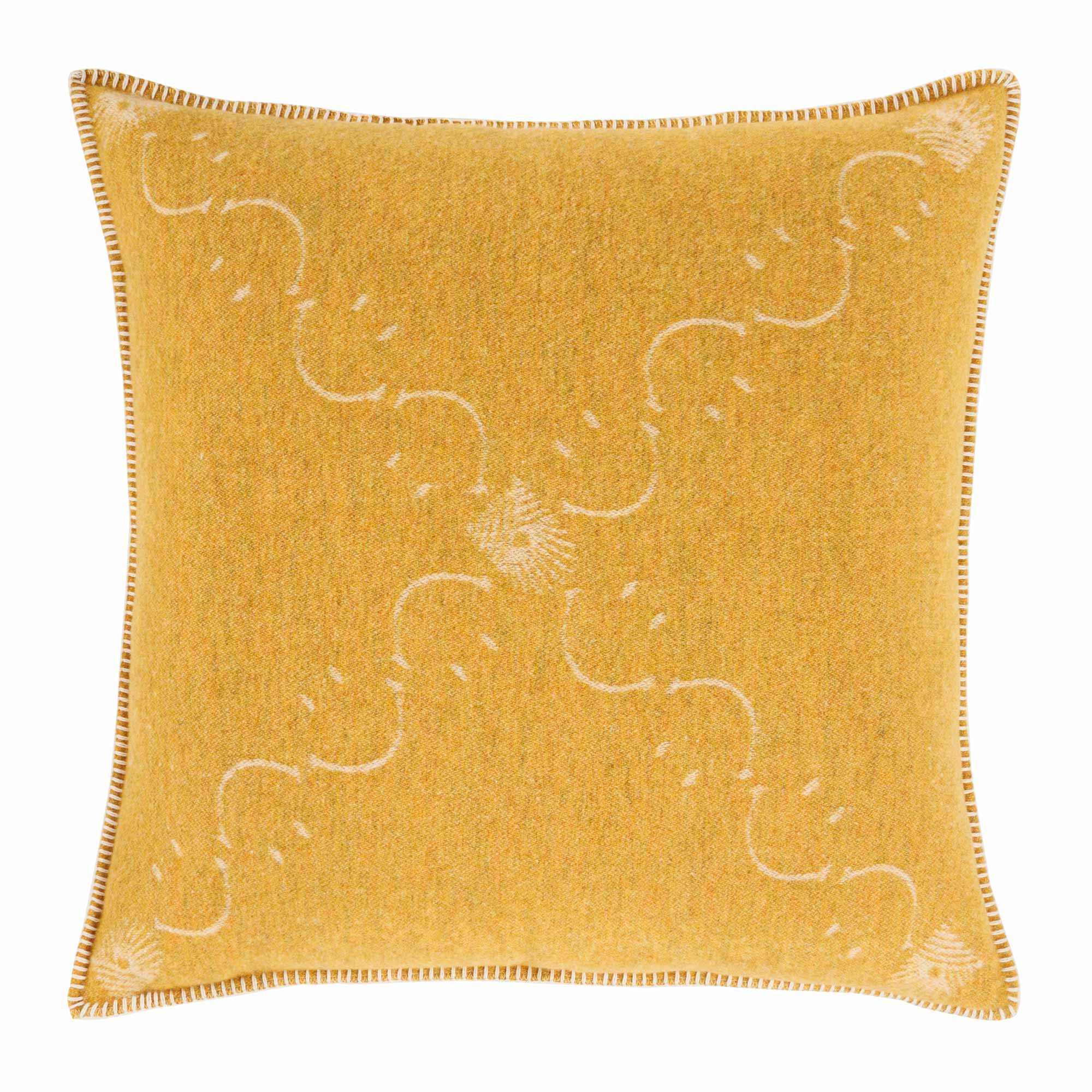 Copricuscino in Lana con Lavorazione Jacquard - Pattern - Image 8