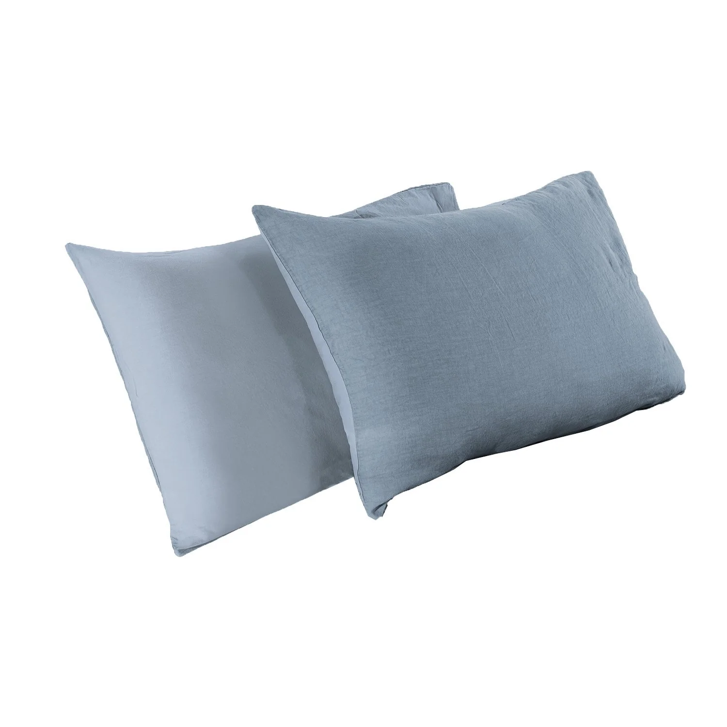 Federa Cotone e Lino StoneWashed No Stiro - Loira - Image 5