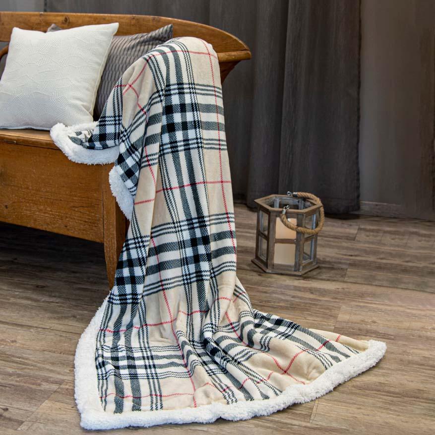 Plaid Morbidotto in MicroPile Fantasia Tartan - Boston