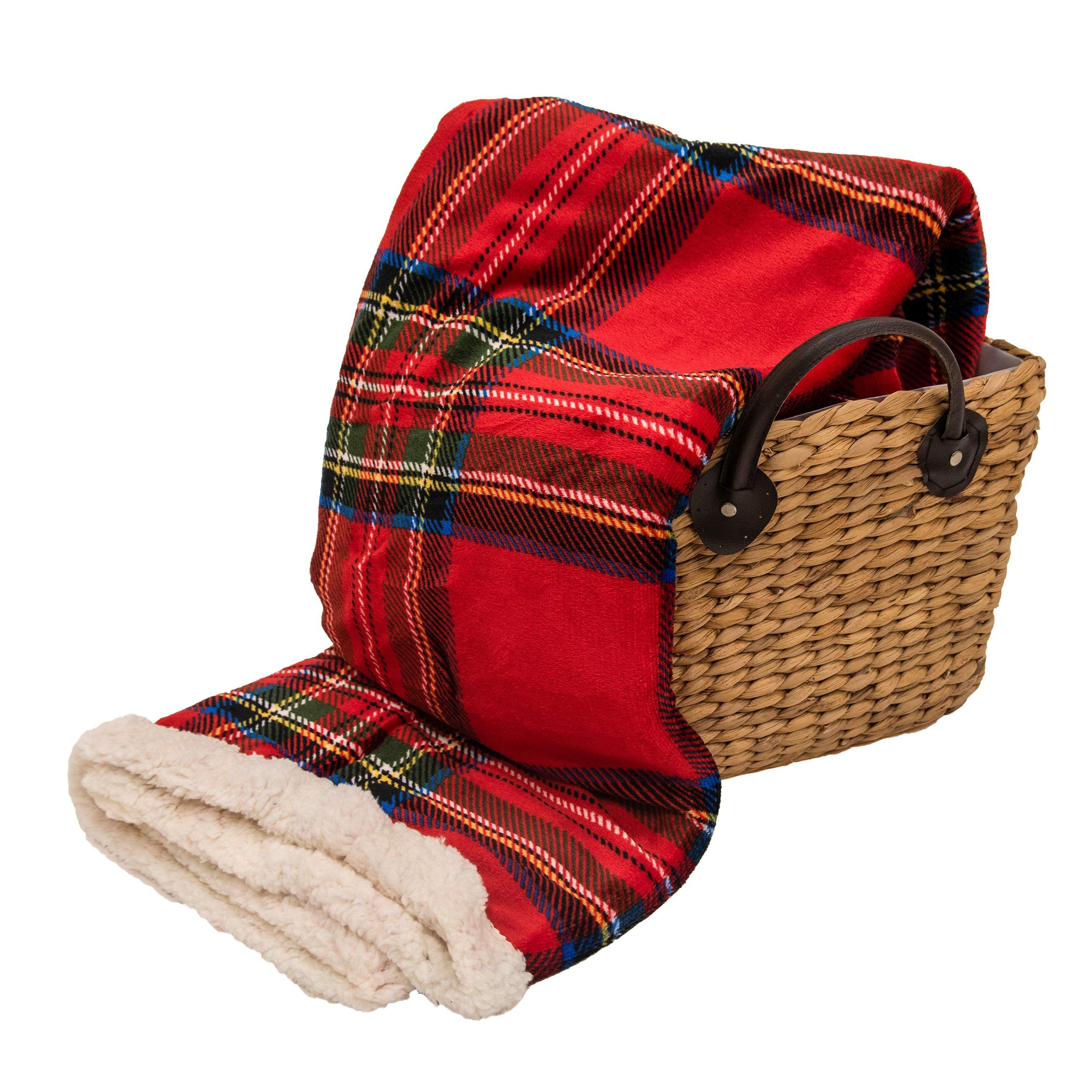Coperta in MicroPile Agnellato Scozzese - Tartan - Image 3