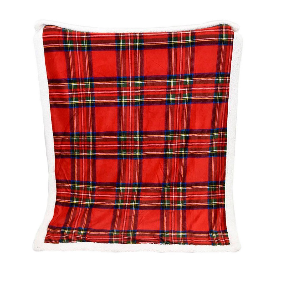 Coperta in MicroPile Agnellato Scozzese - Tartan - Image 7