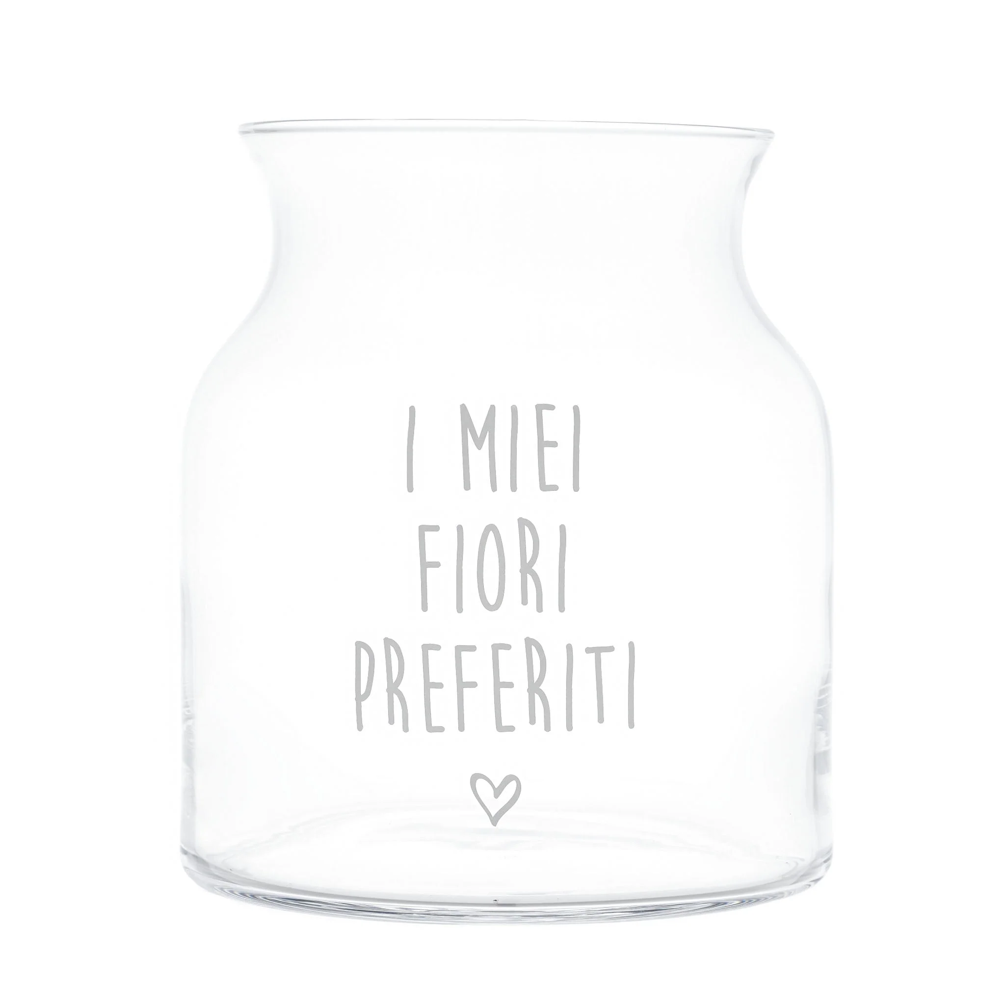 Vaso Portafiori in Vetro Soffiato Serigrafato - I Miei Fiori Preferiti - Image 4