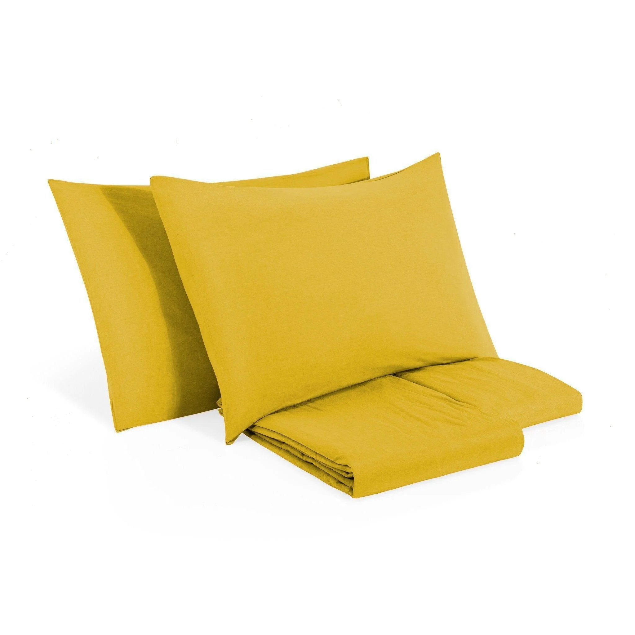 Completo Copripiumino in Puro Cotone StoneWashed No Stiro - Senna - Image 11