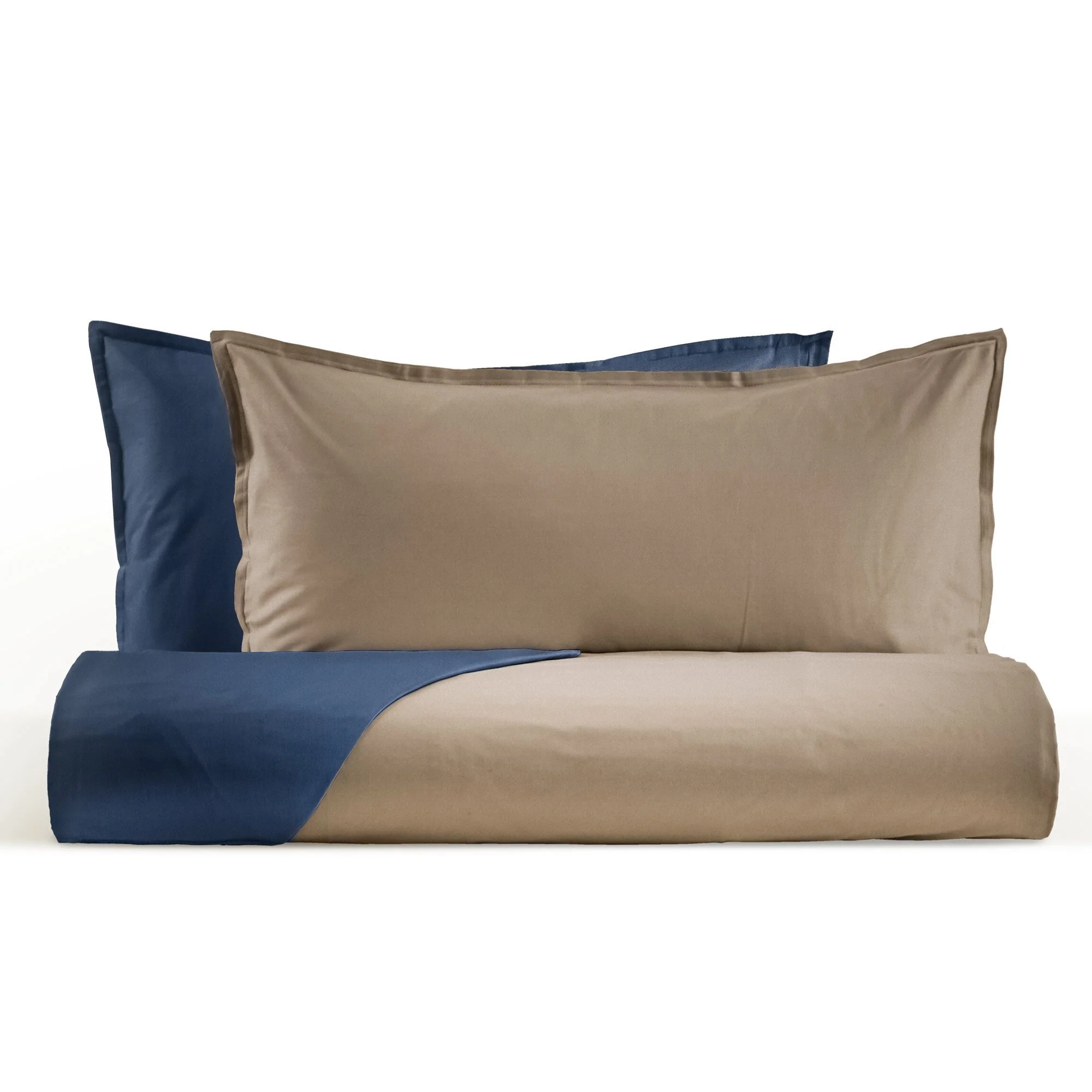 Parure Copripiumino in Raso Super 120 Double Face - Mirror - Image 10