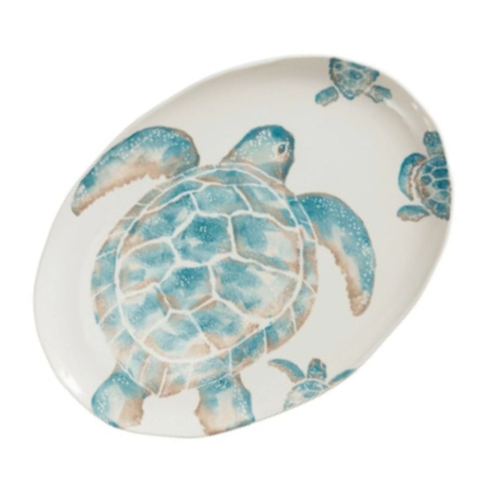Piatto Ovale in Ceramica Fatto a Mano - Tartaruga - Image 4