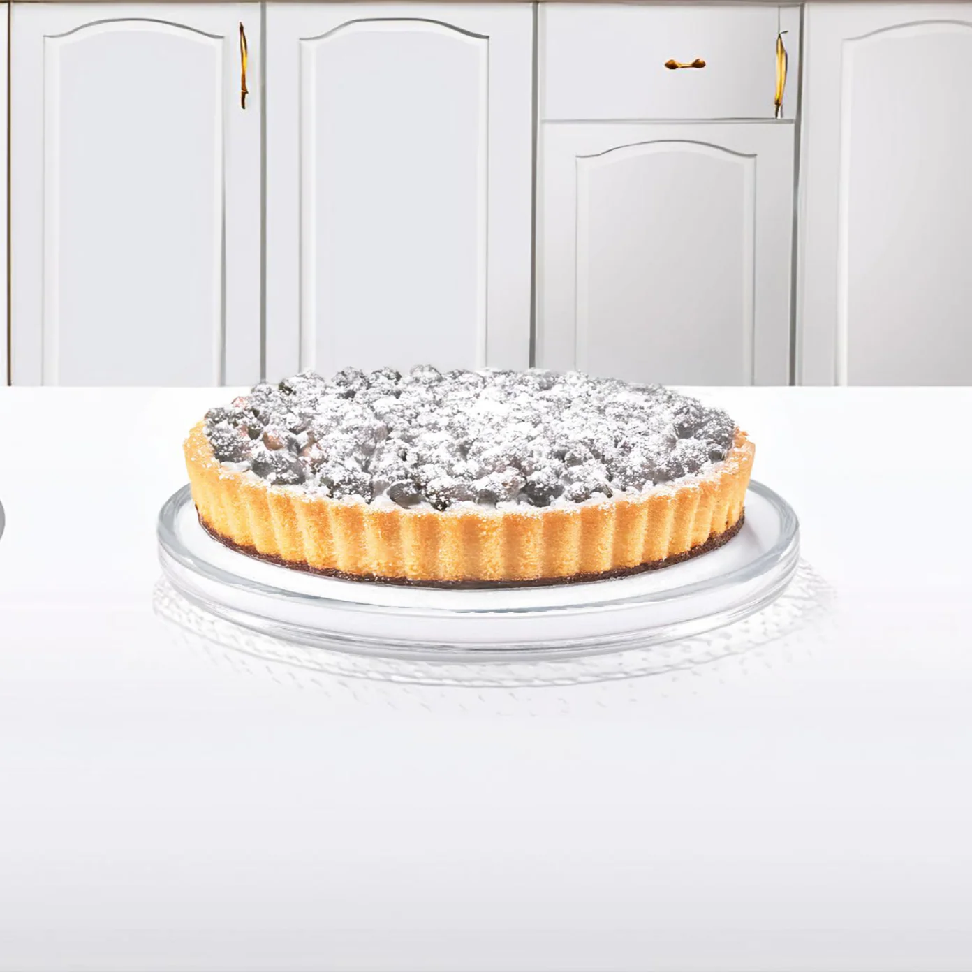 Piatto per Dolci e Torte in Vetro Soffiato - Cake
