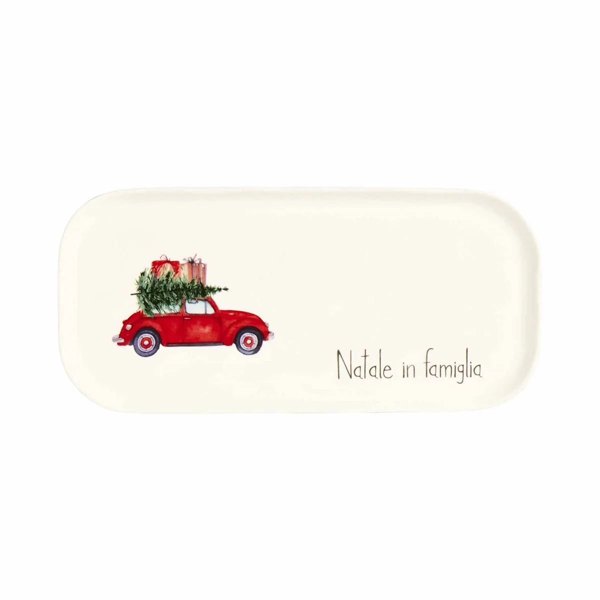Piatto Rettangolare in Grès - Natale in Famiglia - Image 2