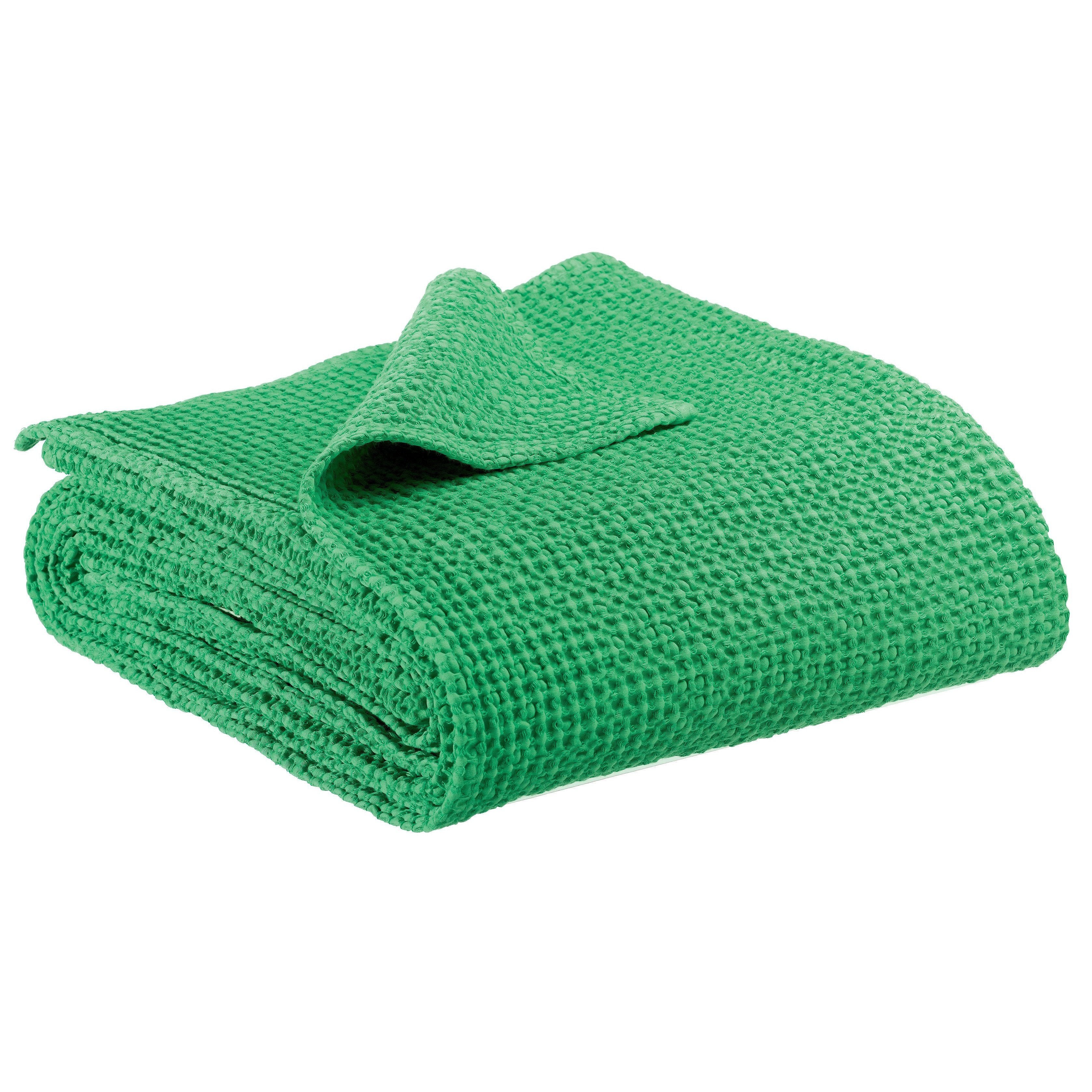 Plaid a Nido D'Ape StoneWashed in Cotone Tinta Unita - Maia - Image 13