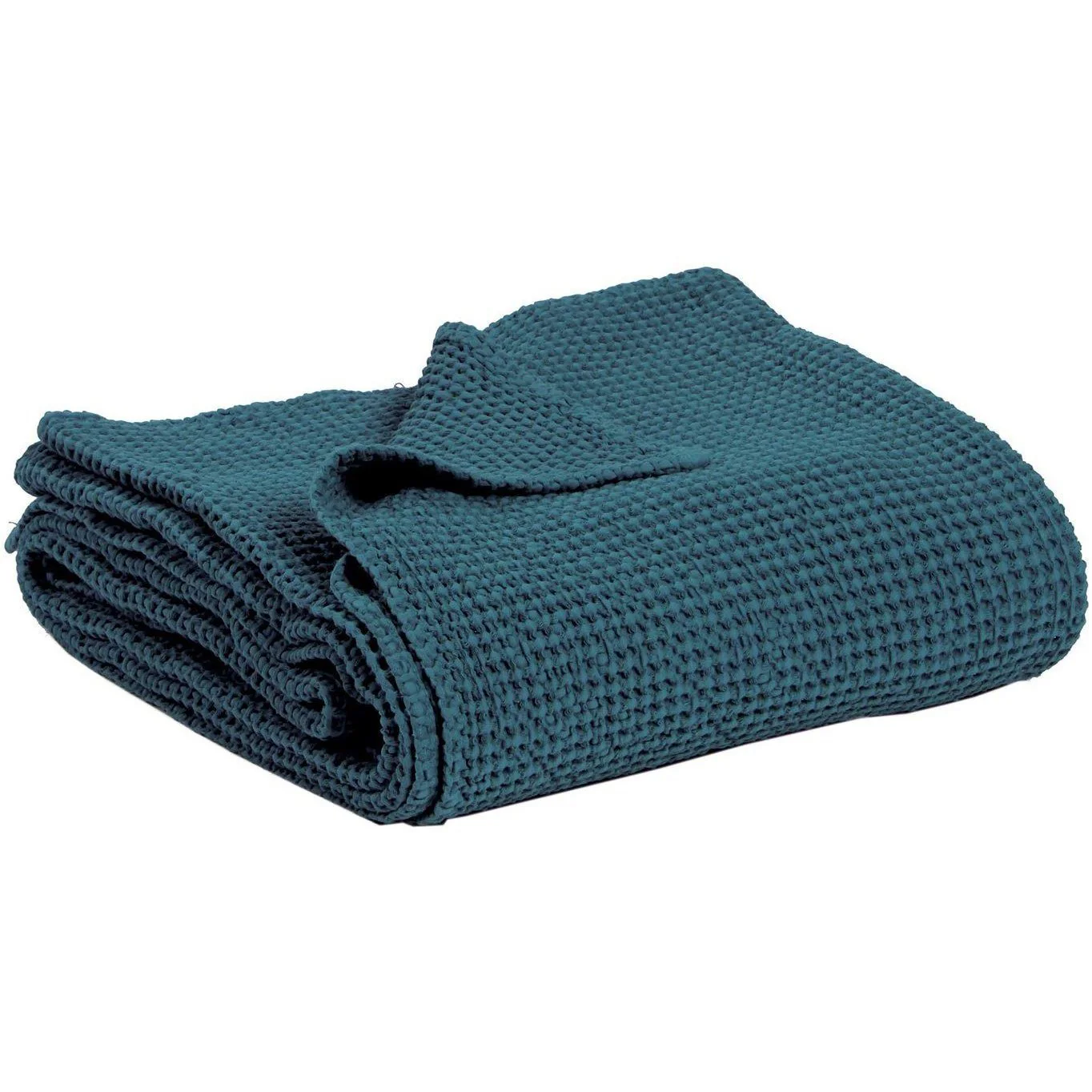 Plaid a Nido D'Ape StoneWashed in Cotone Tinta Unita - Maia - Image 15