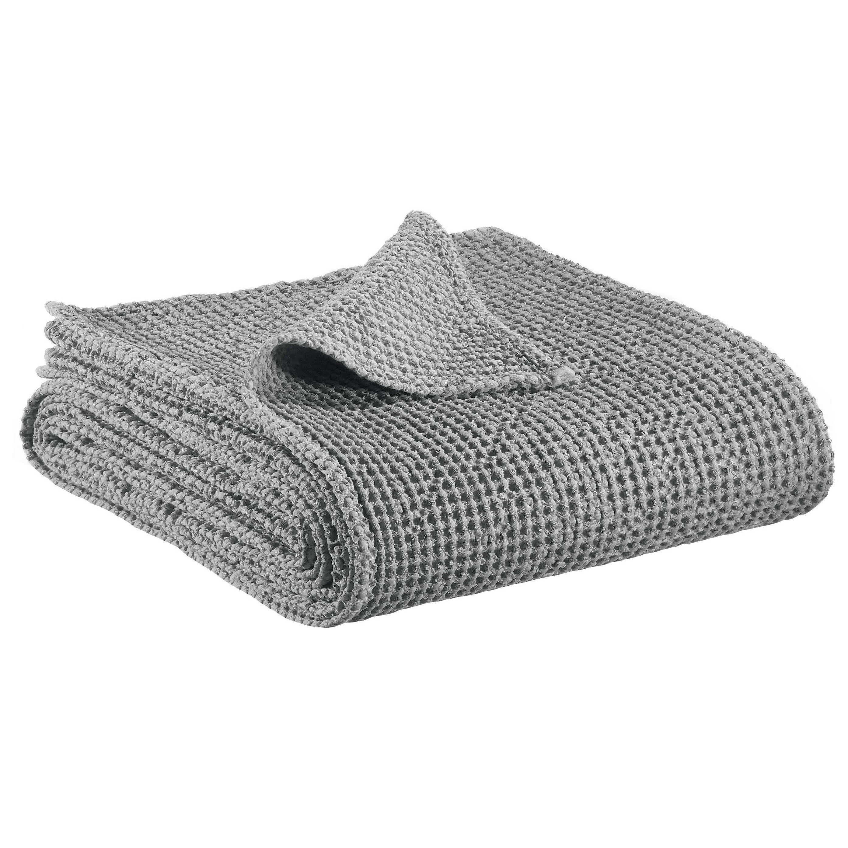 Plaid a Nido D'Ape StoneWashed in Cotone Tinta Unita - Maia - Image 17