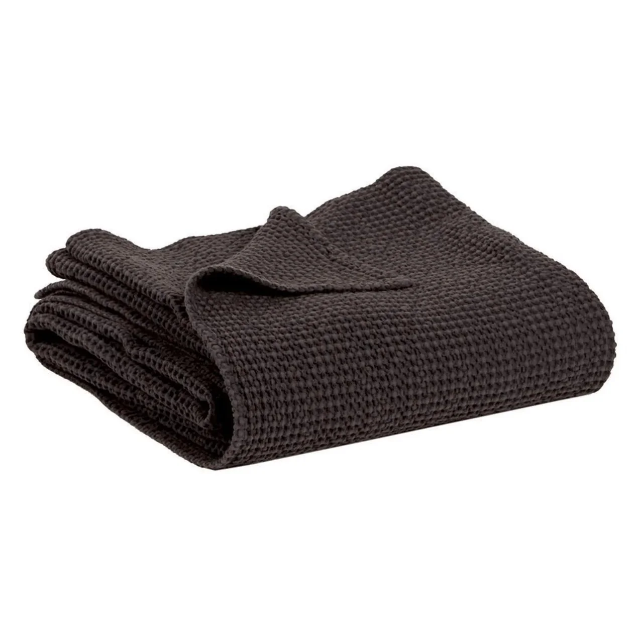 Plaid a Nido D'Ape StoneWashed in Cotone Tinta Unita - Maia - Image 19