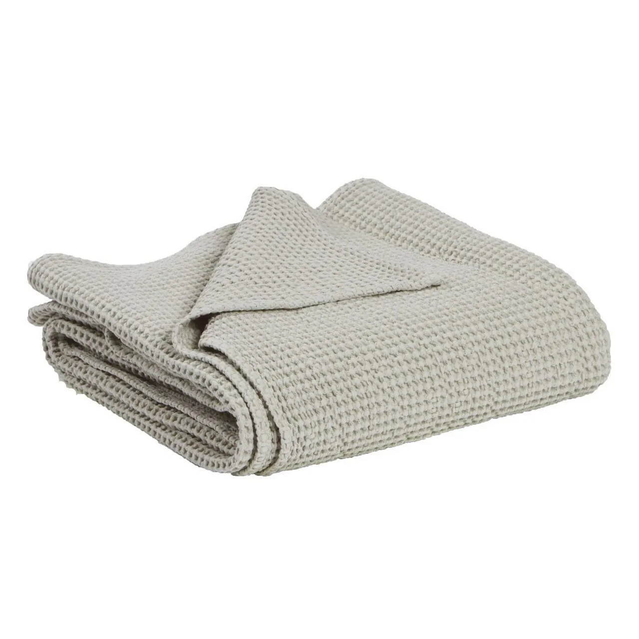 Plaid a Nido D'Ape StoneWashed in Cotone Tinta Unita - Maia - Image 5
