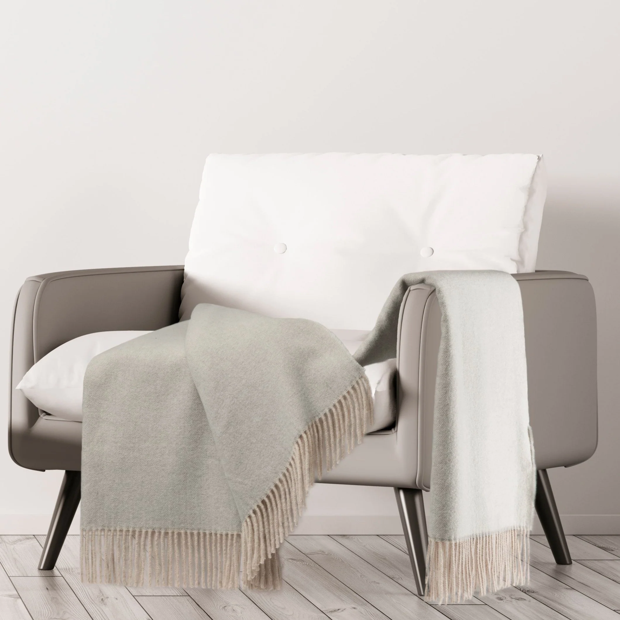 Plaid in Cashmere e Lana Vergine - Leone - Image 5