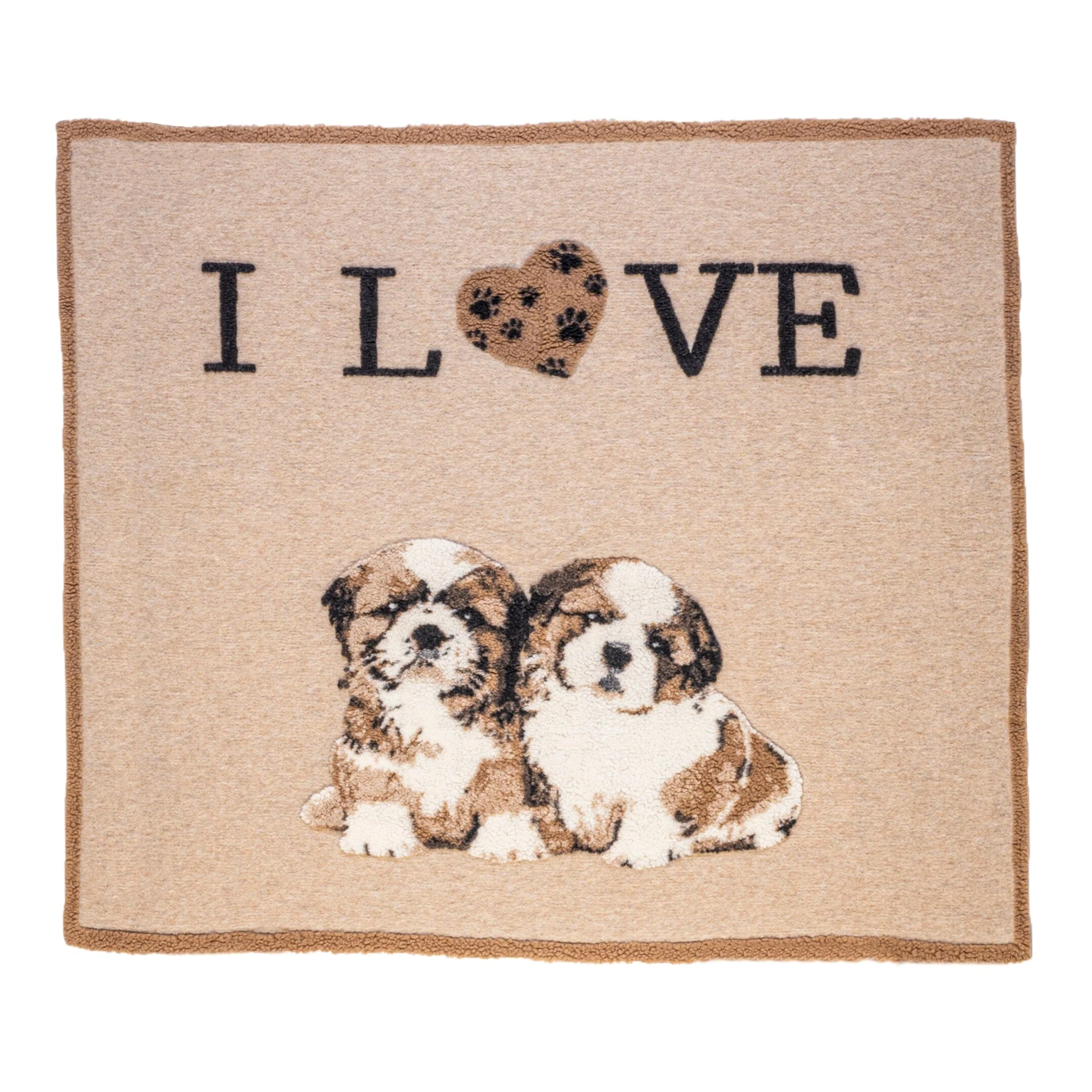Plaid in Lana Cotta - I Love Shih Tzu - Image 2