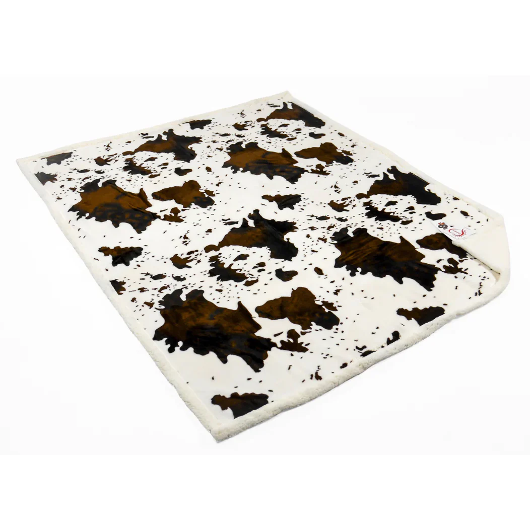 Plaid in MicroPile con Borsa Coordinata - Cow - Image 4