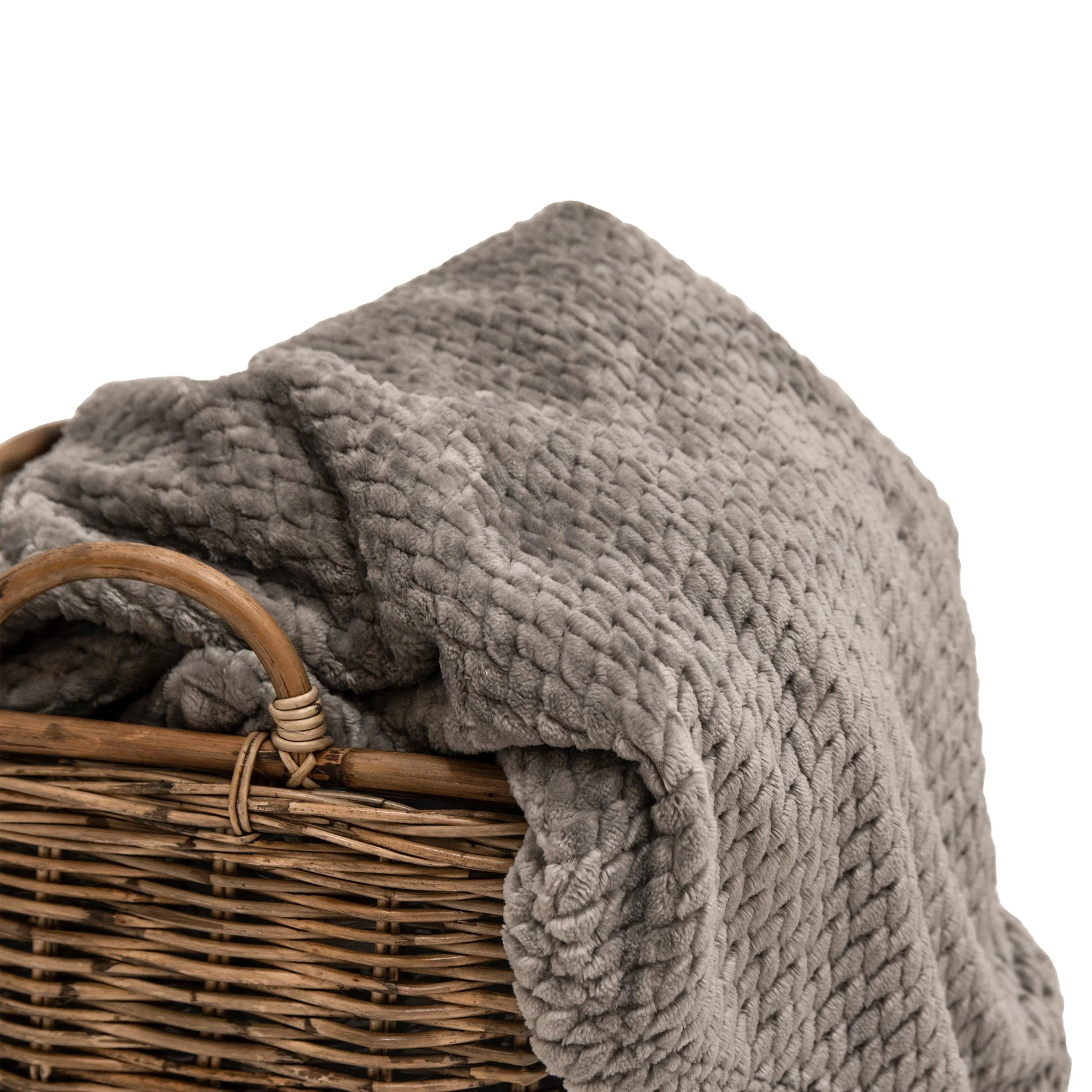 Coperta in Micropile fantasia Jacquard - Flannel Jacquard - Image 4