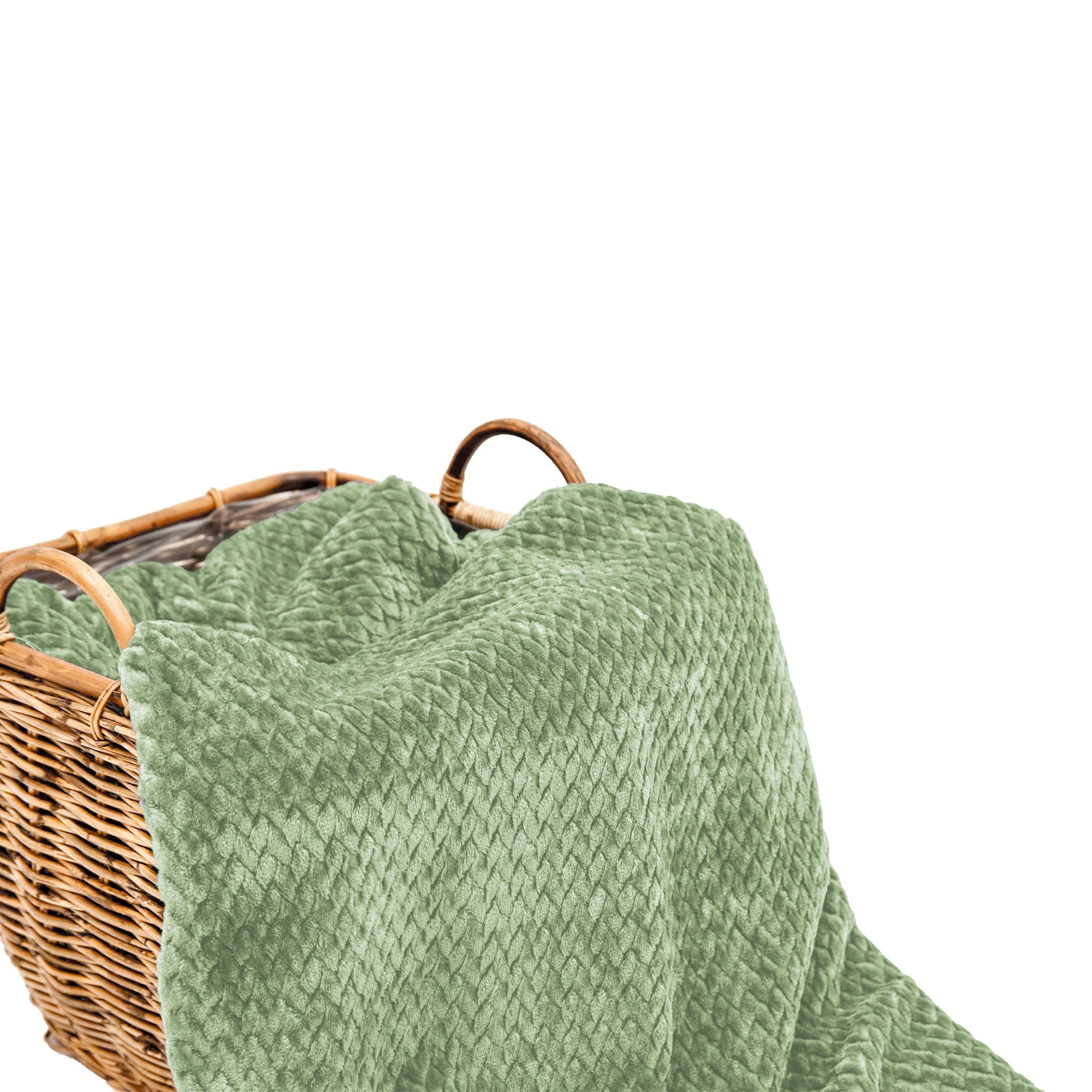 Coperta in Micropile fantasia Jacquard - Flannel Jacquard - Image 7