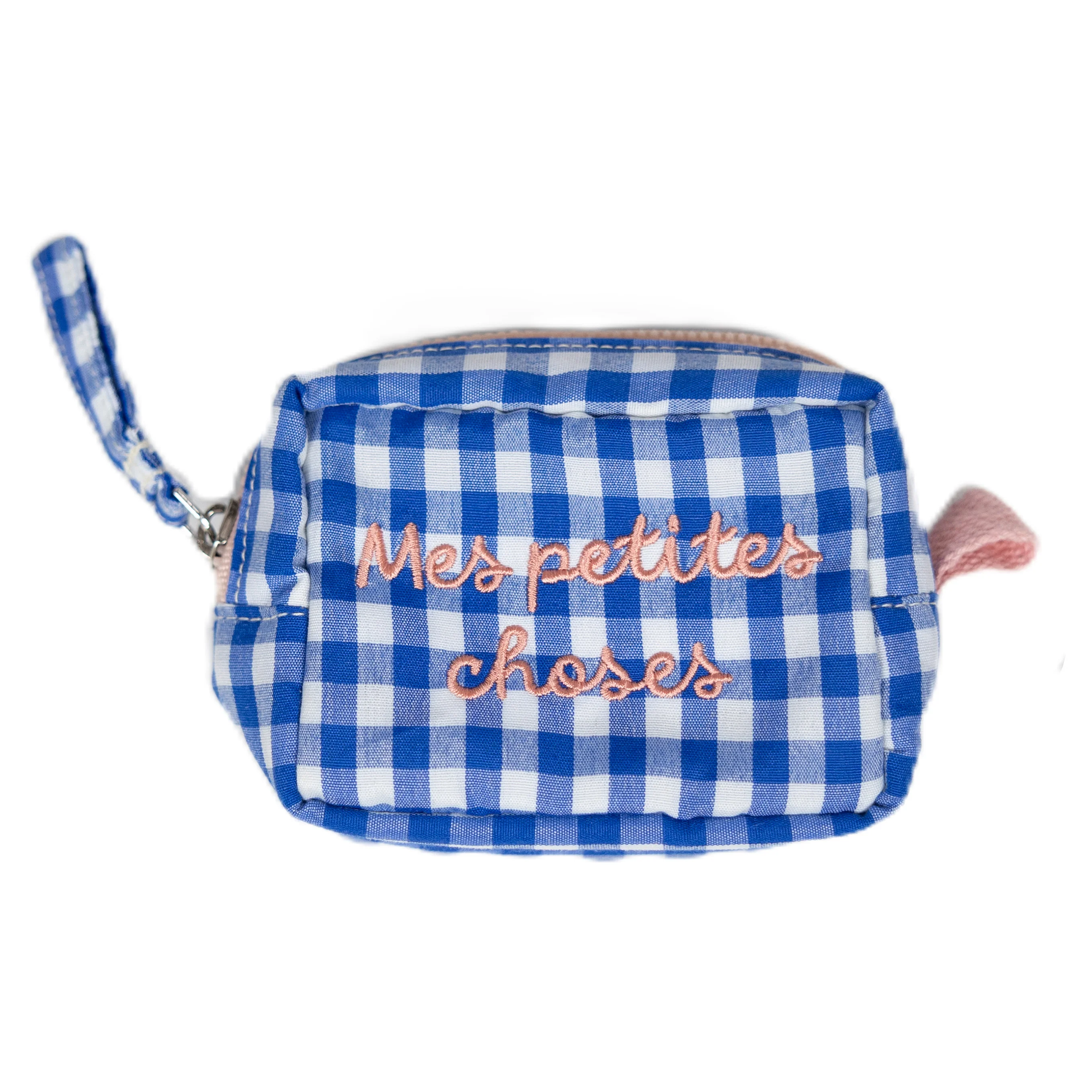 Pochette a Quadretti con Scritta Ricamata - Alice - Image 2