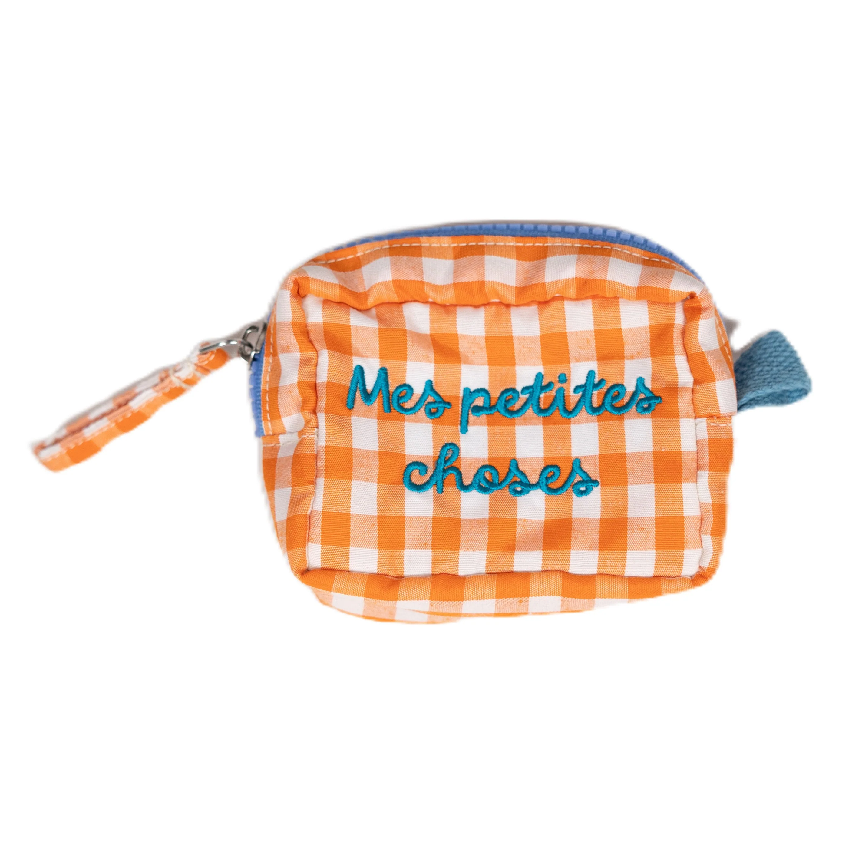 Pochette a Quadretti con Scritta Ricamata - Alice - Image 5