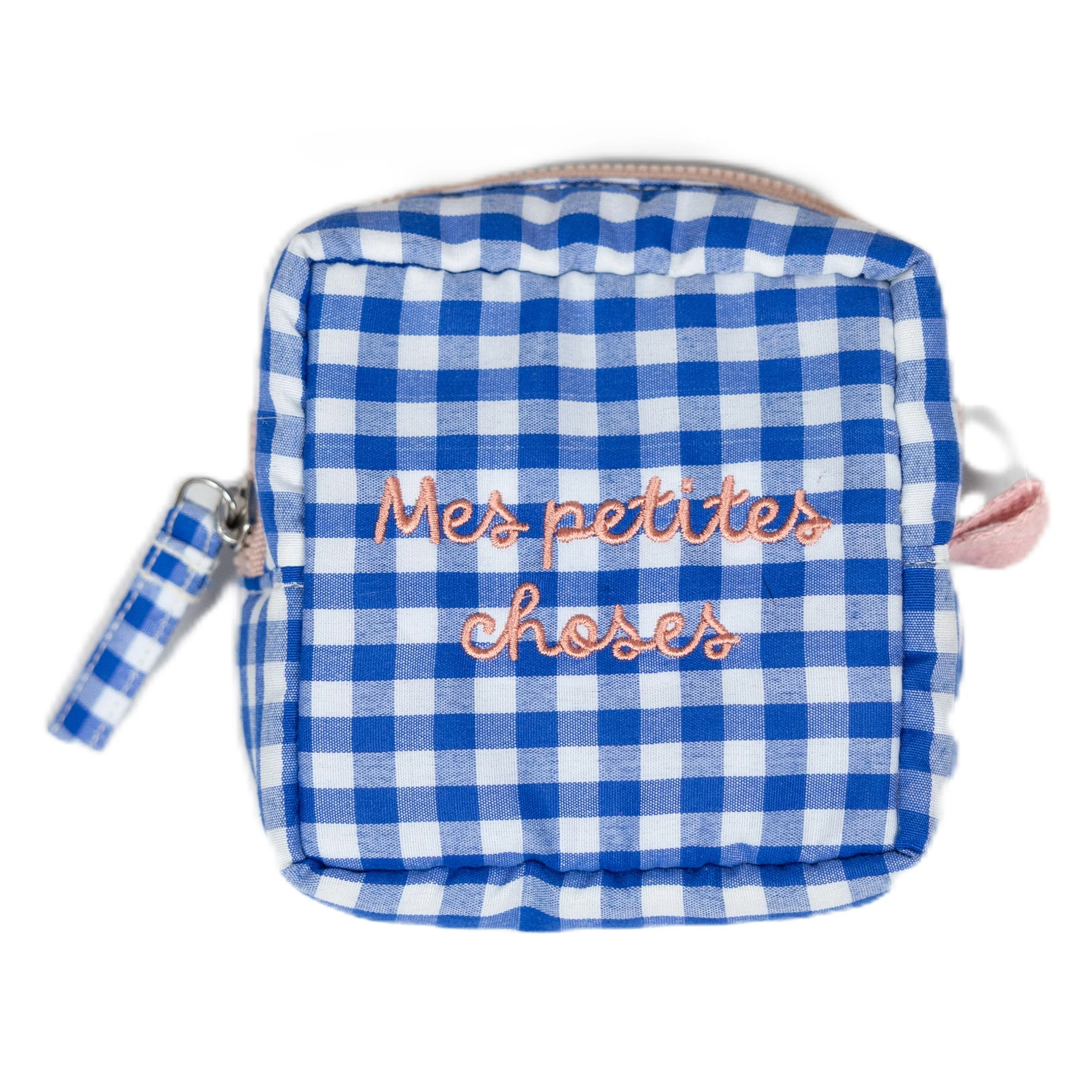 Pochette a Quadretti con Scritta Ricamata - Giulia - Image 3