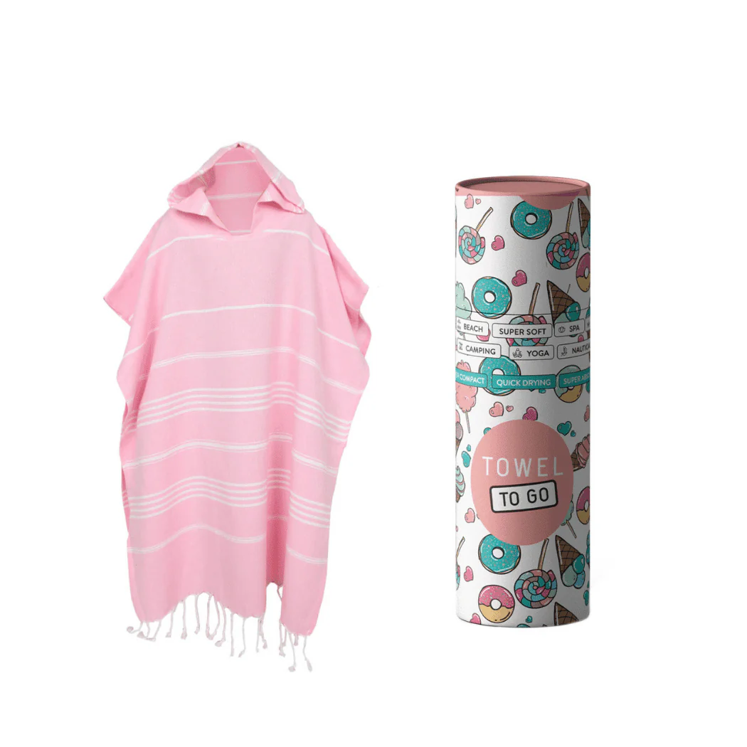 Poncho in Puro Cotone Towel to Go - Ipanema - Image 3