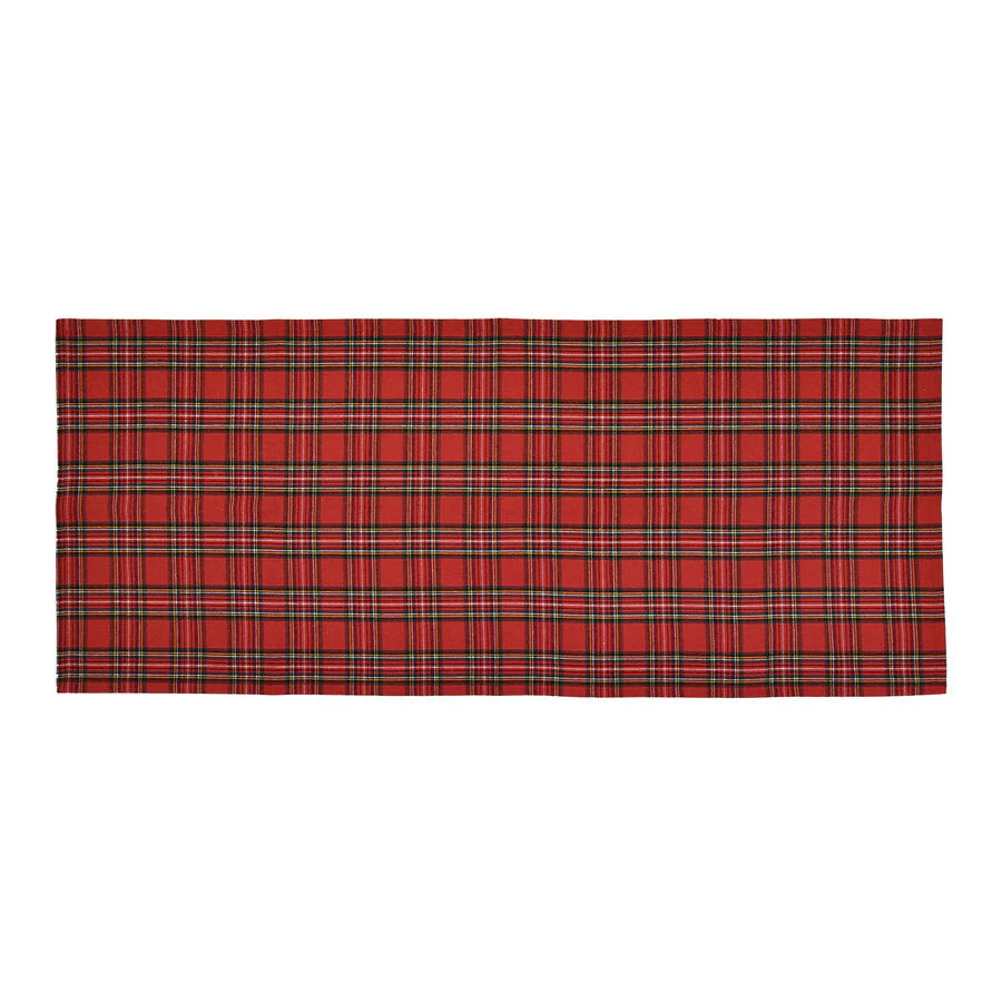 Runner in Puro Cotone Fantasia Scozzese - Tartan - Image 2