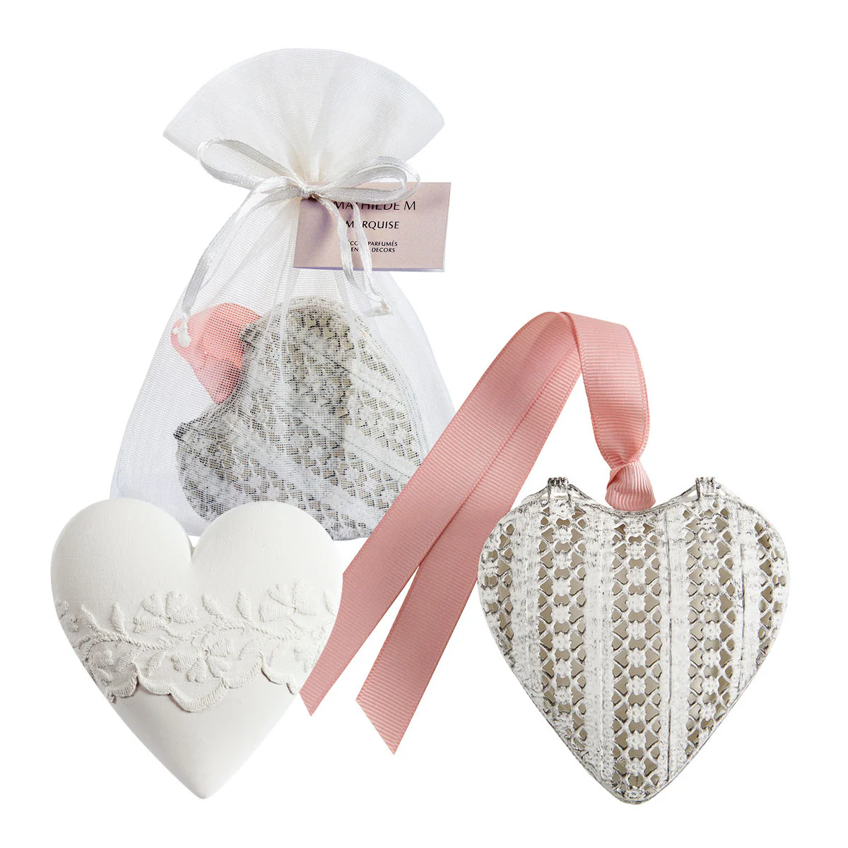 Scatola a Cuore Profumato Fragranza Marquise - Les Objets Parfumés - Image 2