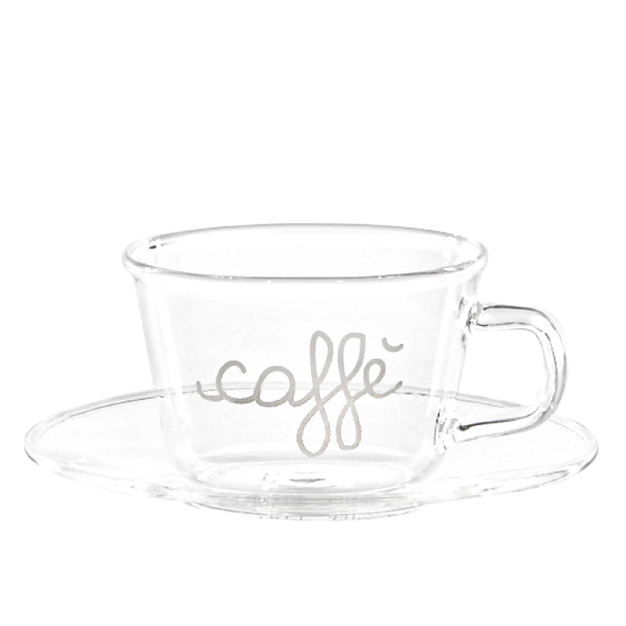 Set 2 Tazzine in Vetro Borosilicato Serigrafate - Pausa Caffè - Image 3