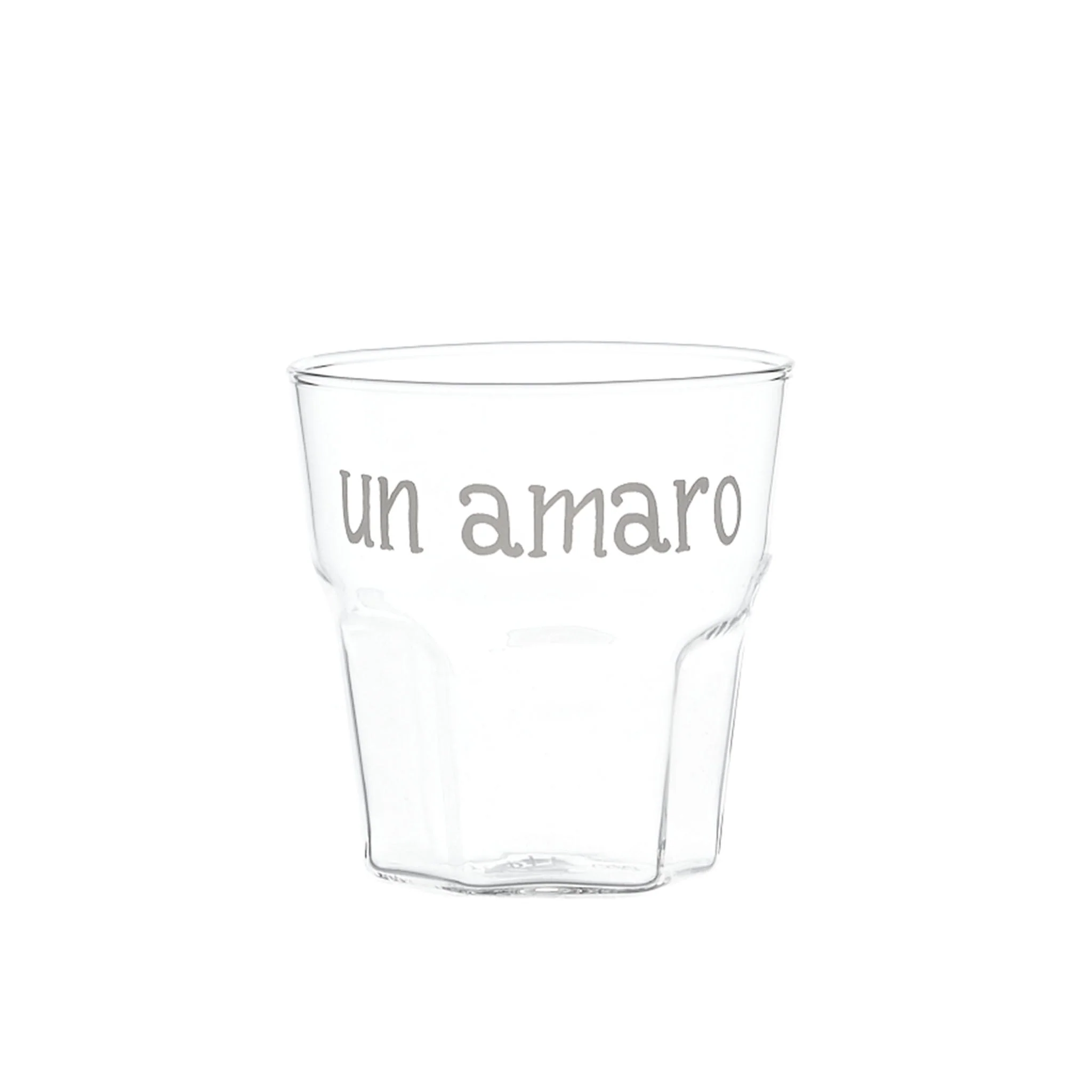 Set 4 Bicchierini in Vetro Borosilicato Serigrafati - Un Amaro - Image 2