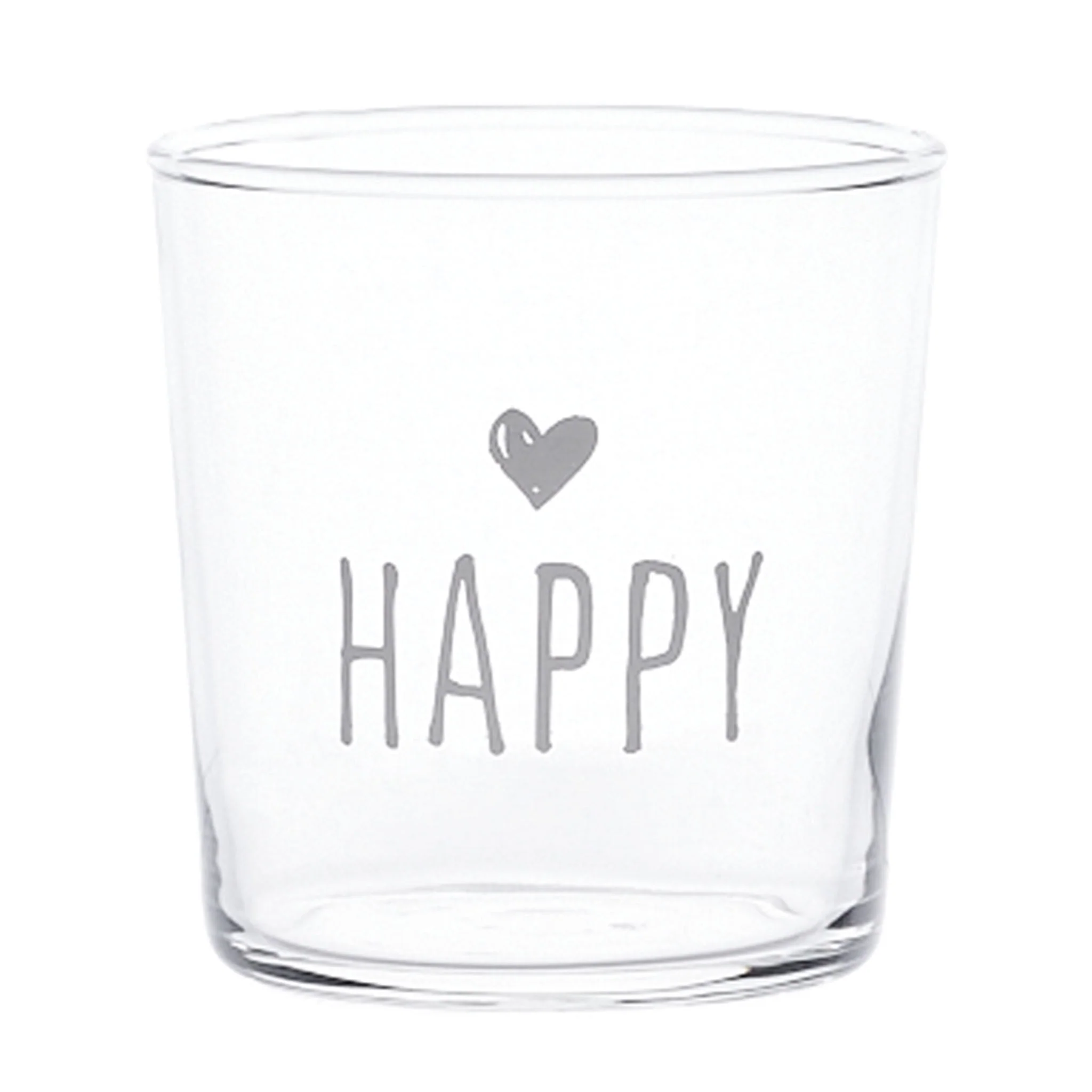 Set 6 Bicchieri Acqua Serigrafati - Happy - Image 3