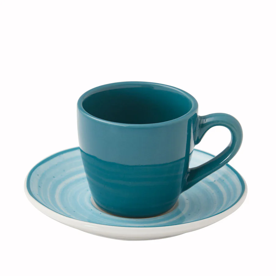 Set 6 Tazzine con Piattino abbinato in Porcellana Colorata - Daily - Image 7