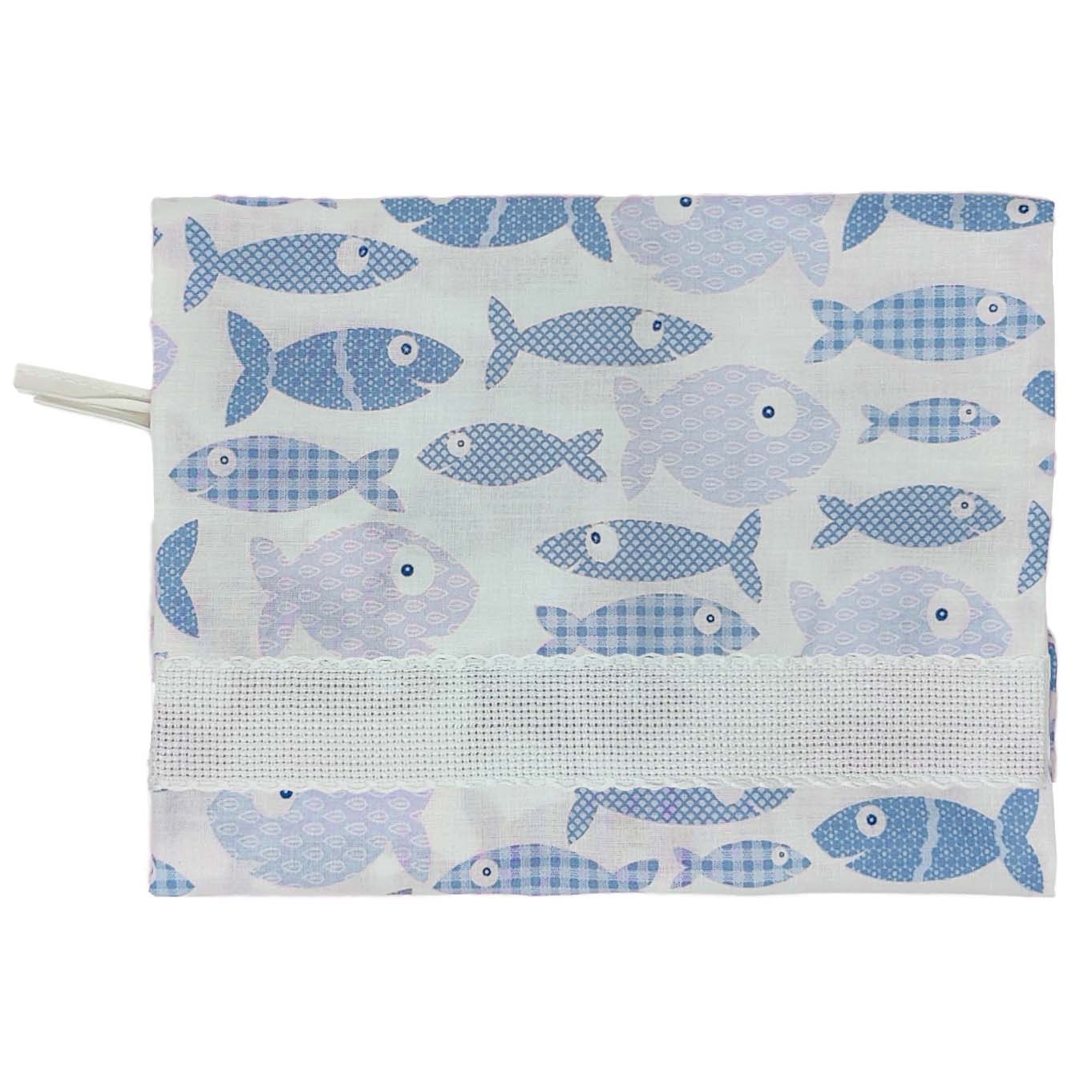 Set Asilo 3 Pezzi in Spugna di Cotone - Happy Fish - Image 5
