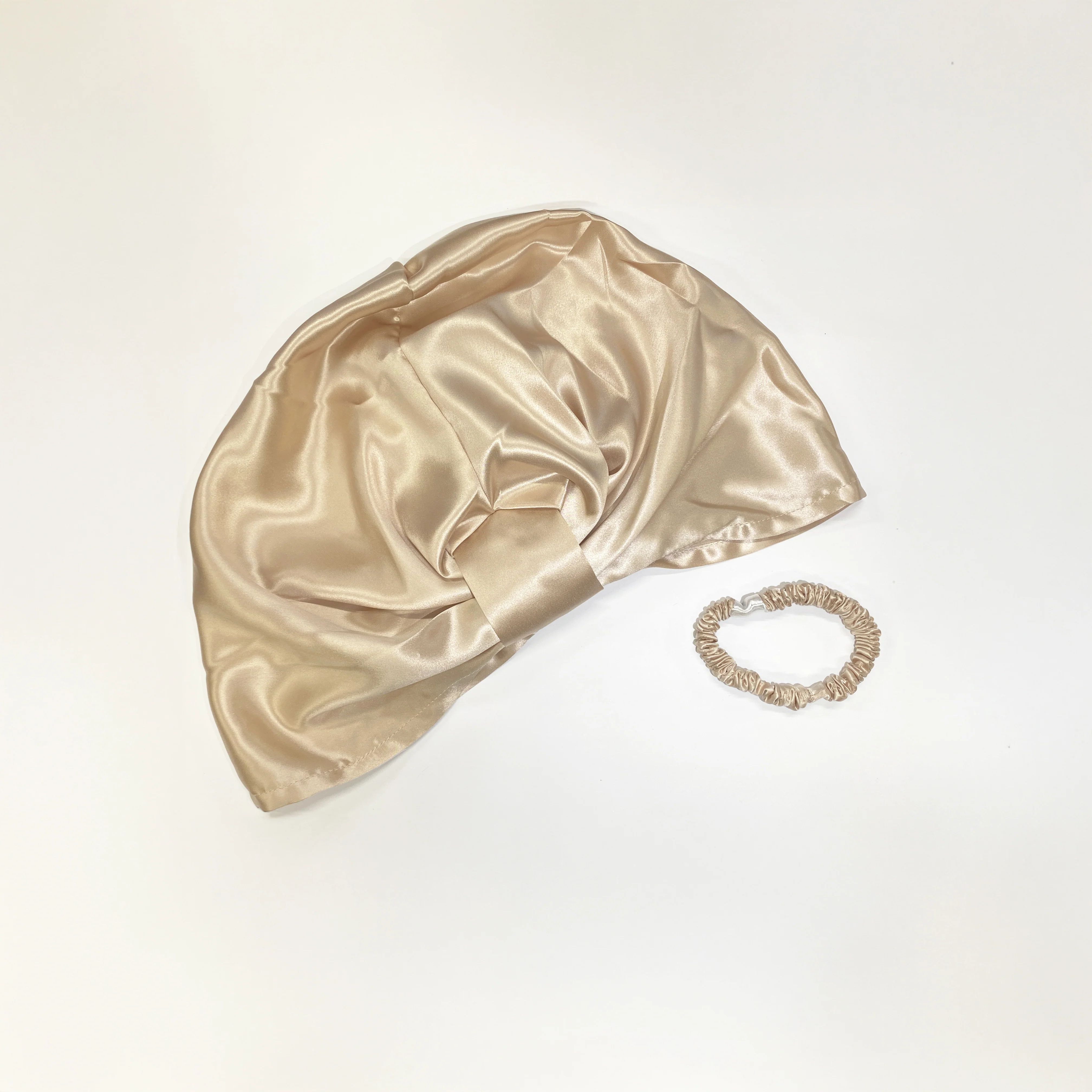 Set Cuffia e Scrunchie in Seta - Polo - Image 5