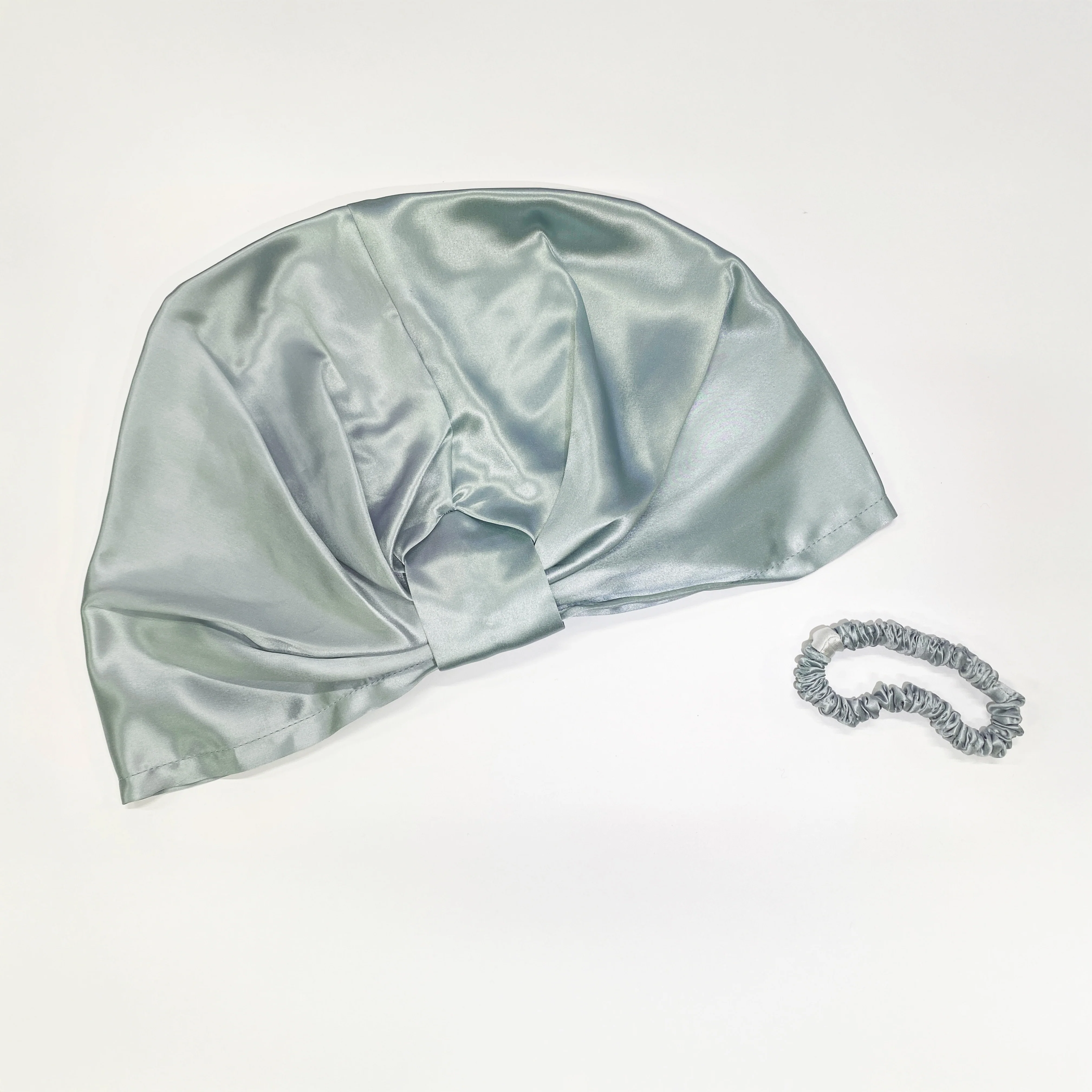 Set Cuffia e Scrunchie in Seta - Polo - Image 7