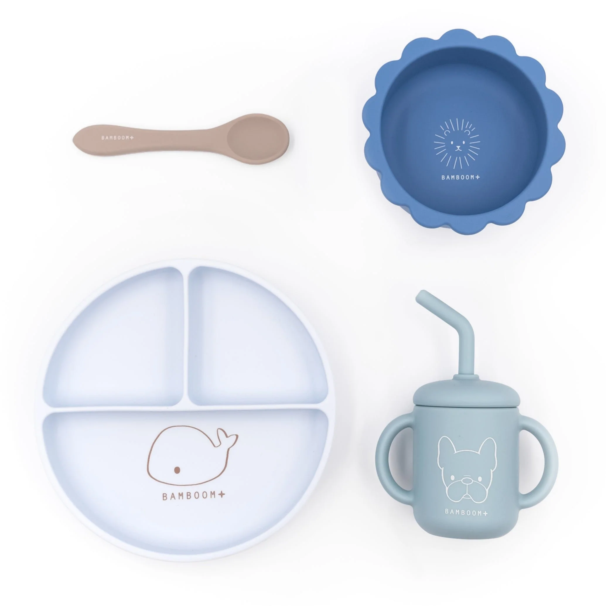Set da Pranzo per Bambini in Silicone Antibatterico - Delia - Image 2