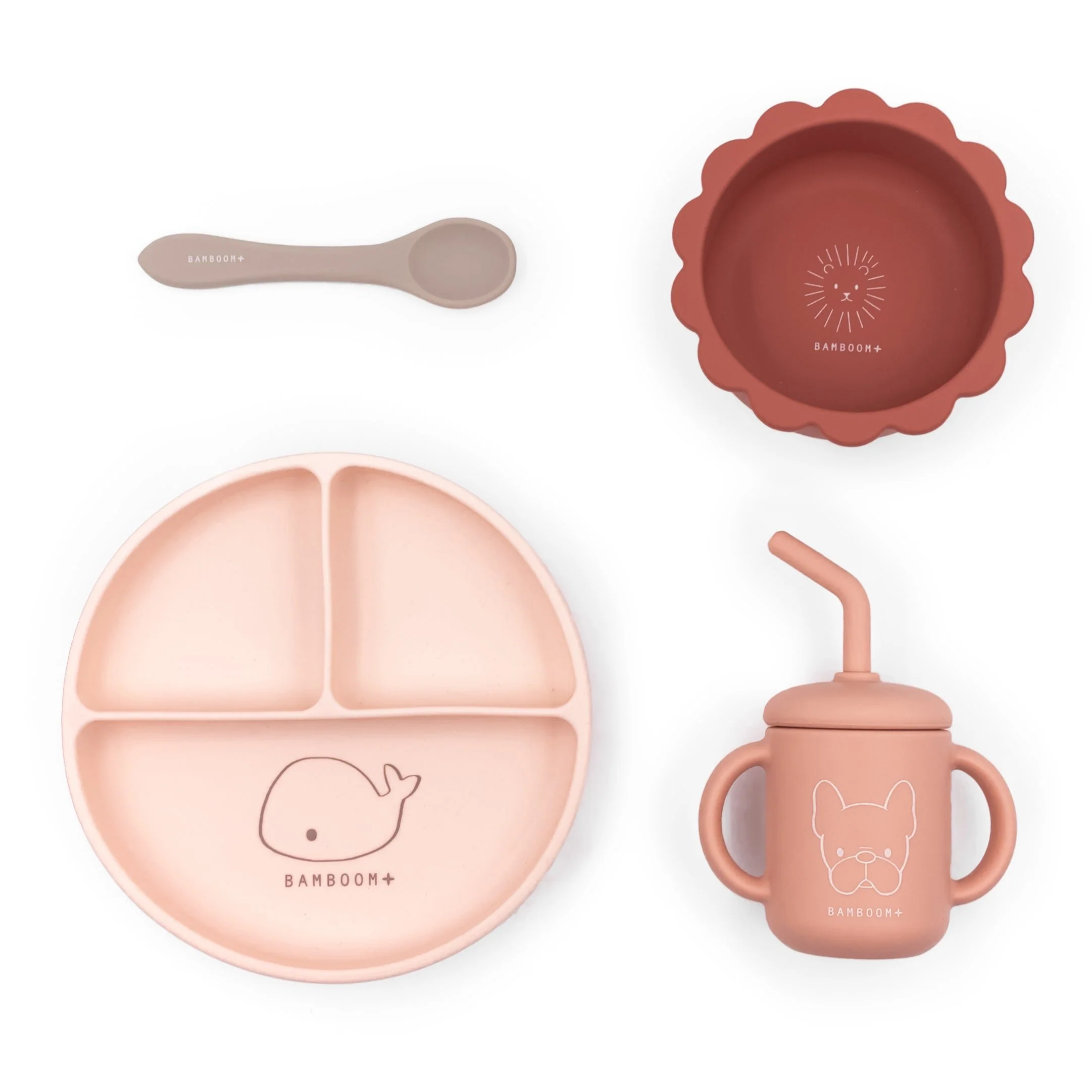 Set da Pranzo per Bambini in Silicone Antibatterico - Delia - Image 3
