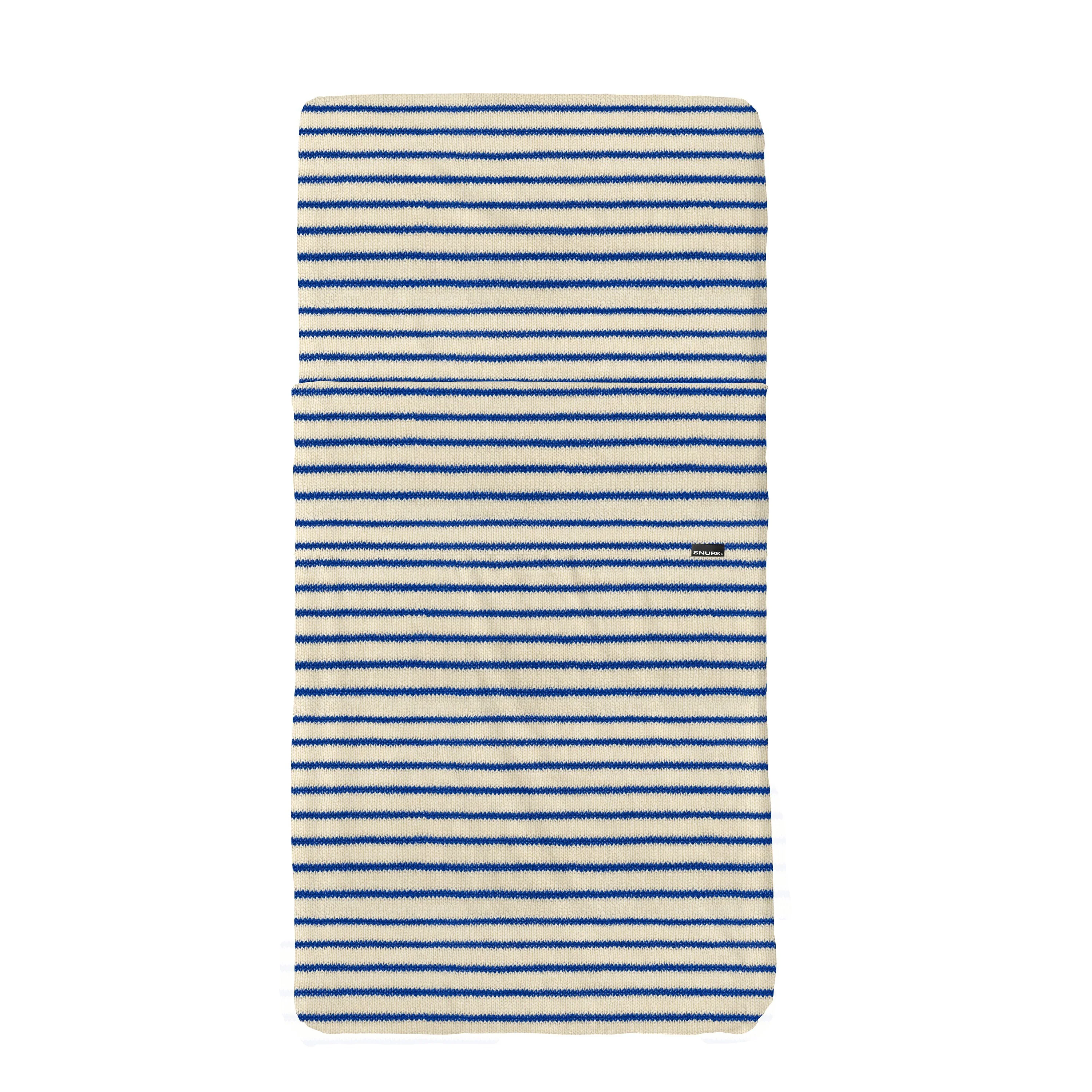 Snurk Completo Letto per Bimbi in Percalle di Cotone - Breton Baby Blue - Image 3
