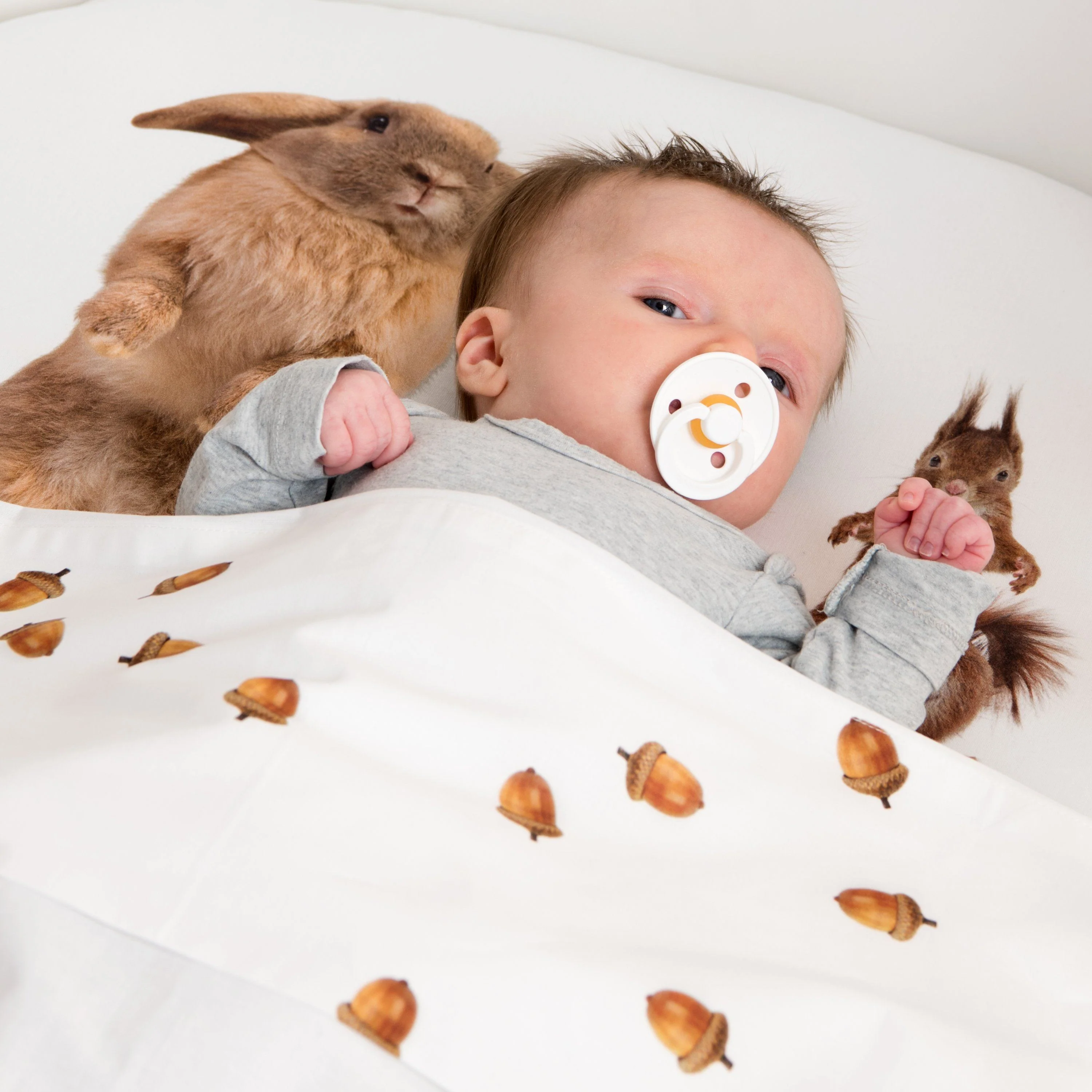 Snurk Completo Letto per Bimbi in Percalle di Cotone - FurryFriends - Image 5