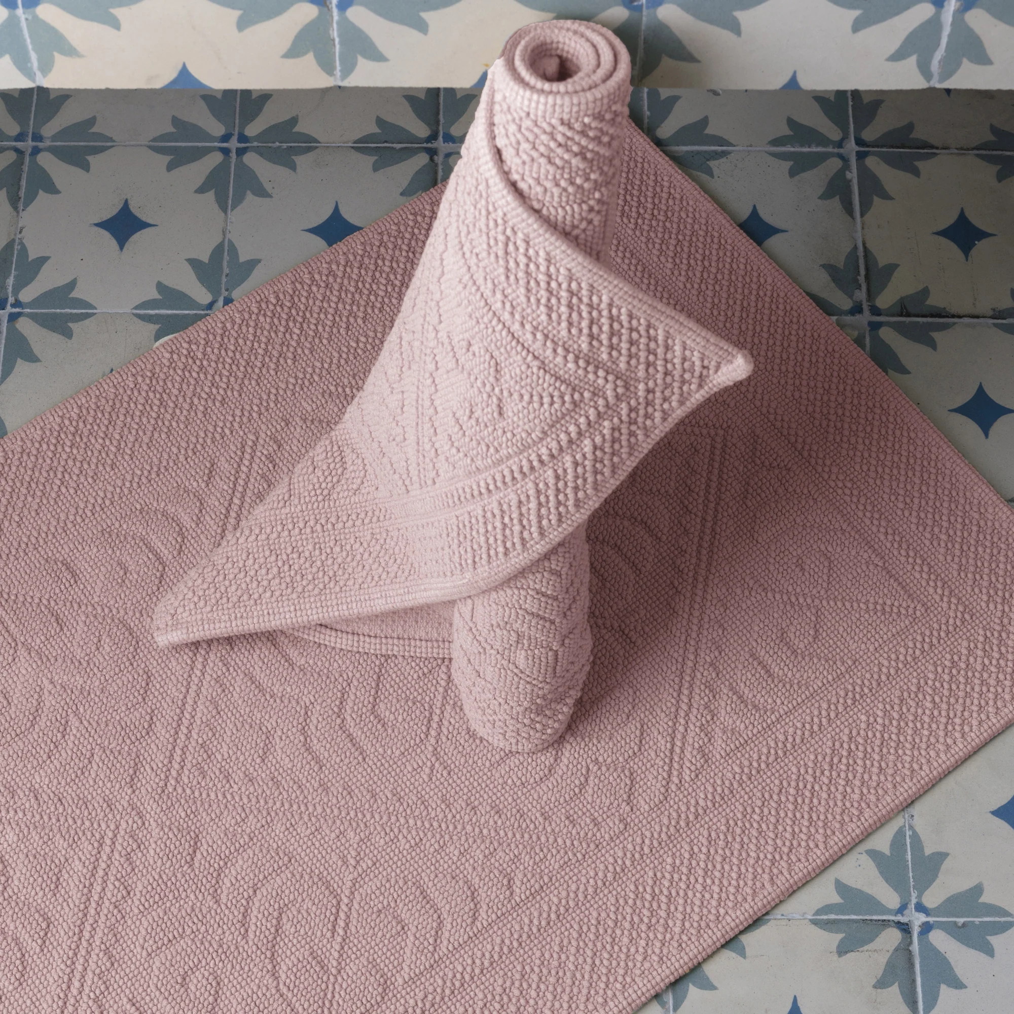 Tappeto in Puro Cotone con Motivo Jacquard - Enzo - Image 15