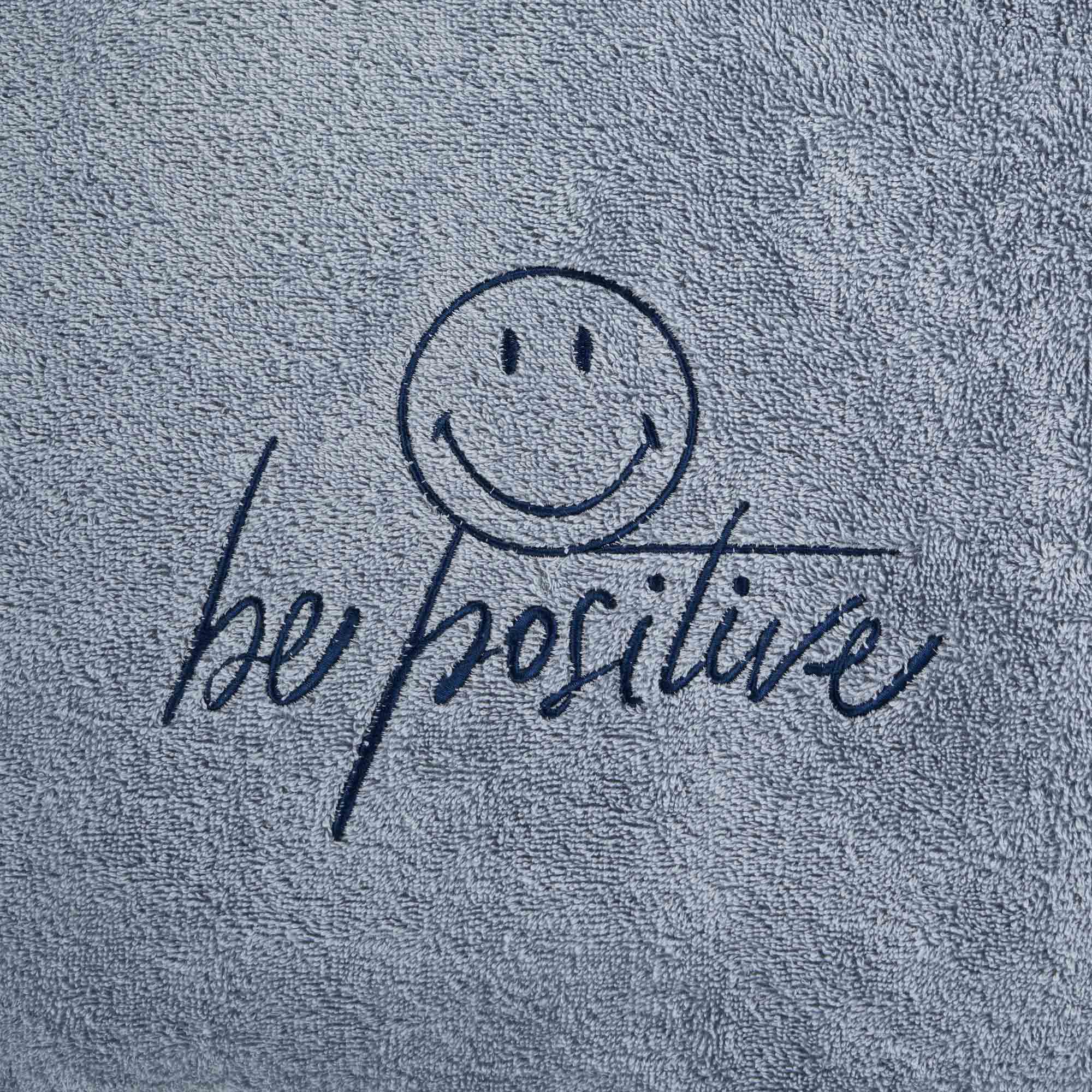 Telo Bagno in Spugna di Cotone Ricamato - Be Positive - Image 11