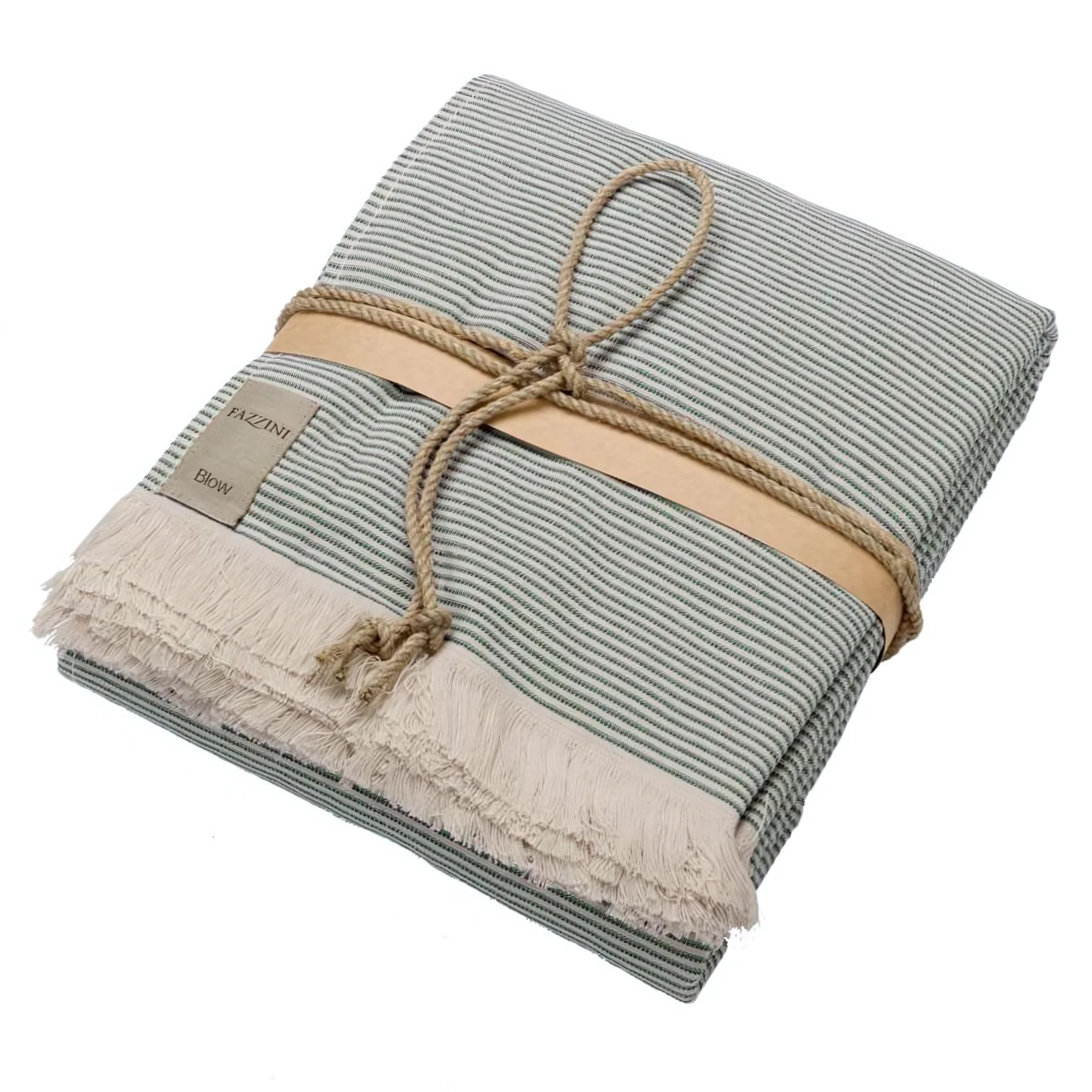 Telo Mare in Spugna di Cotone Jacquard a righe - Stripes - Image 5