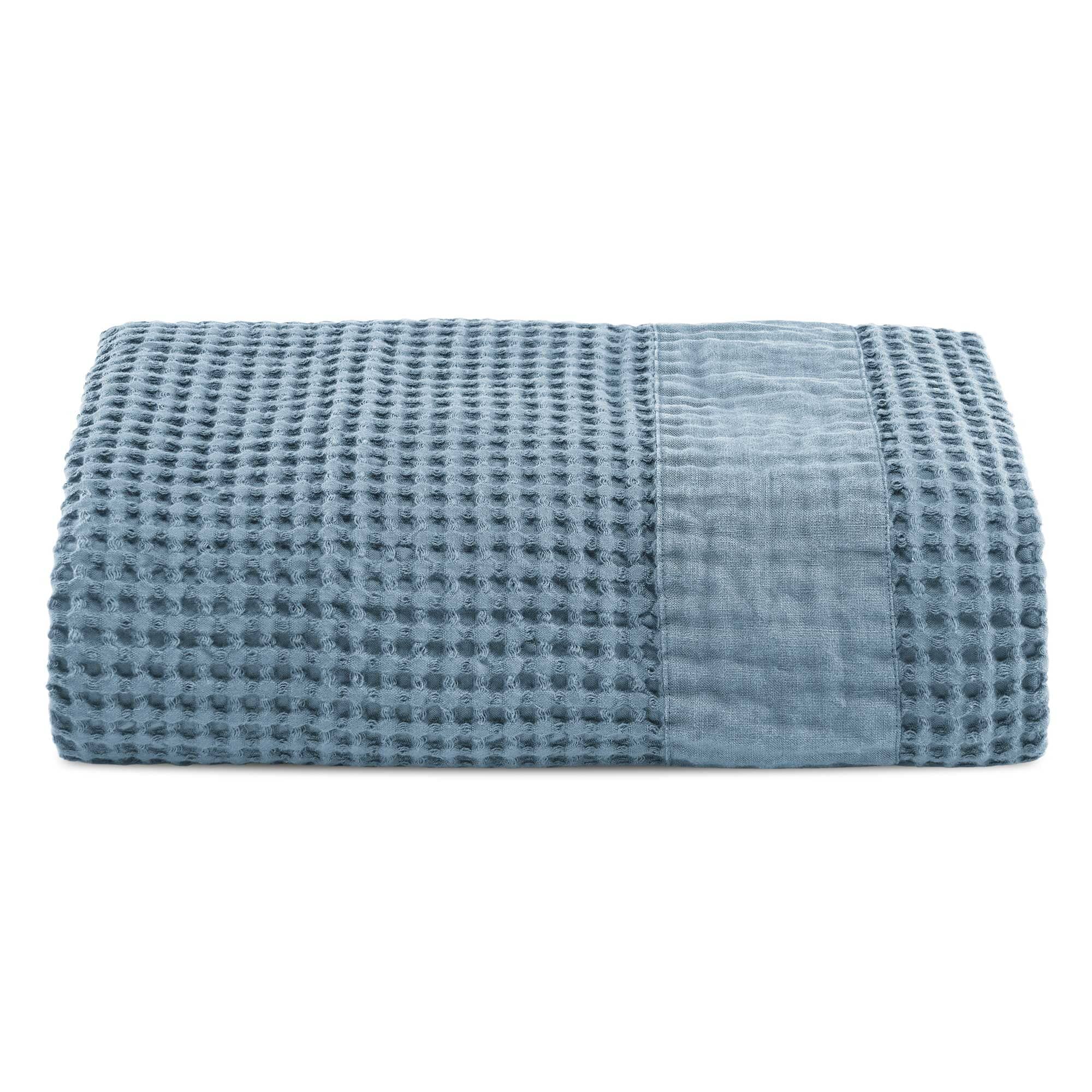 Telo da Bagno Nido d'Ape StoneWashed con Bordo in Lino - Jaspy - Image 15