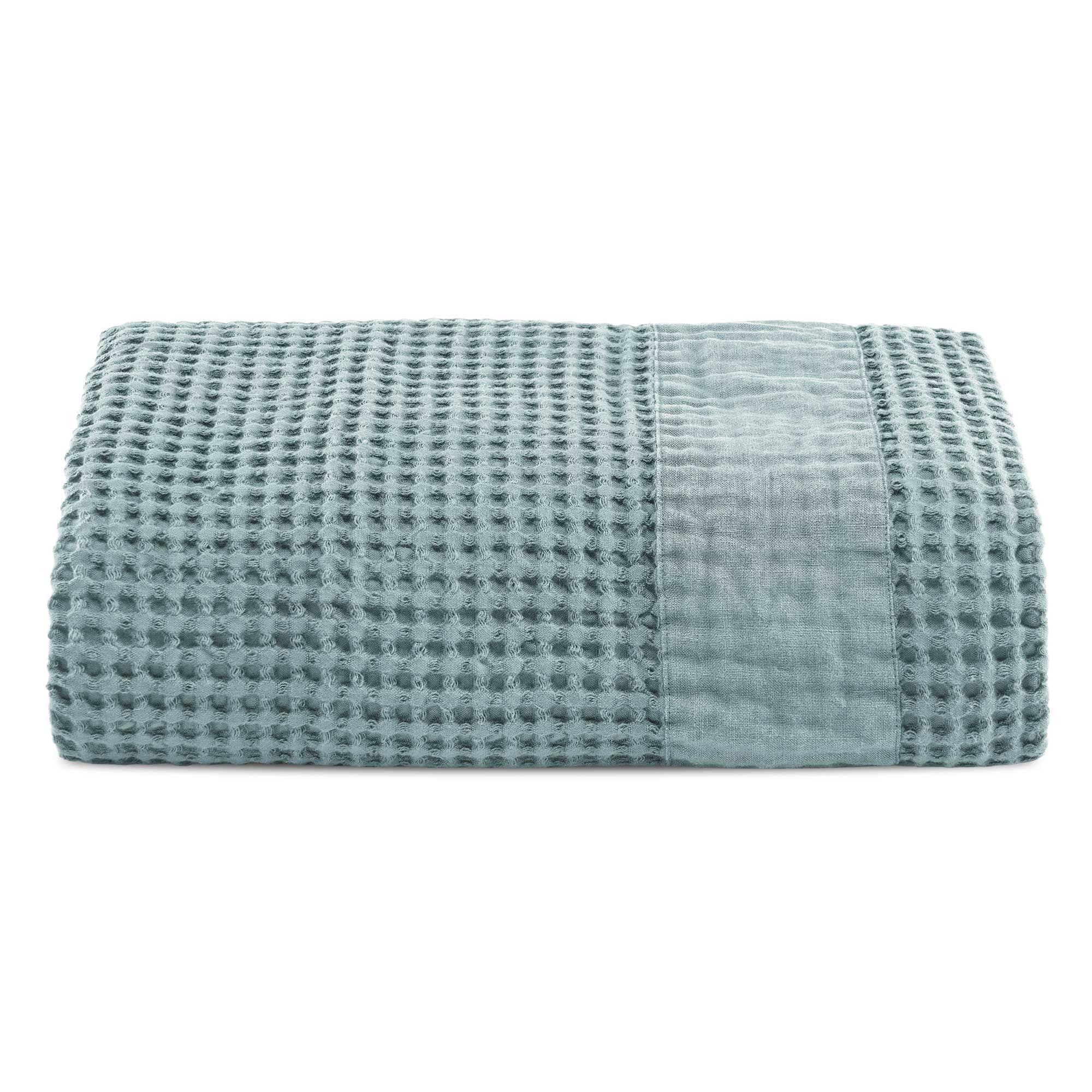 Telo da Bagno Nido d'Ape StoneWashed con Bordo in Lino - Jaspy - Image 16