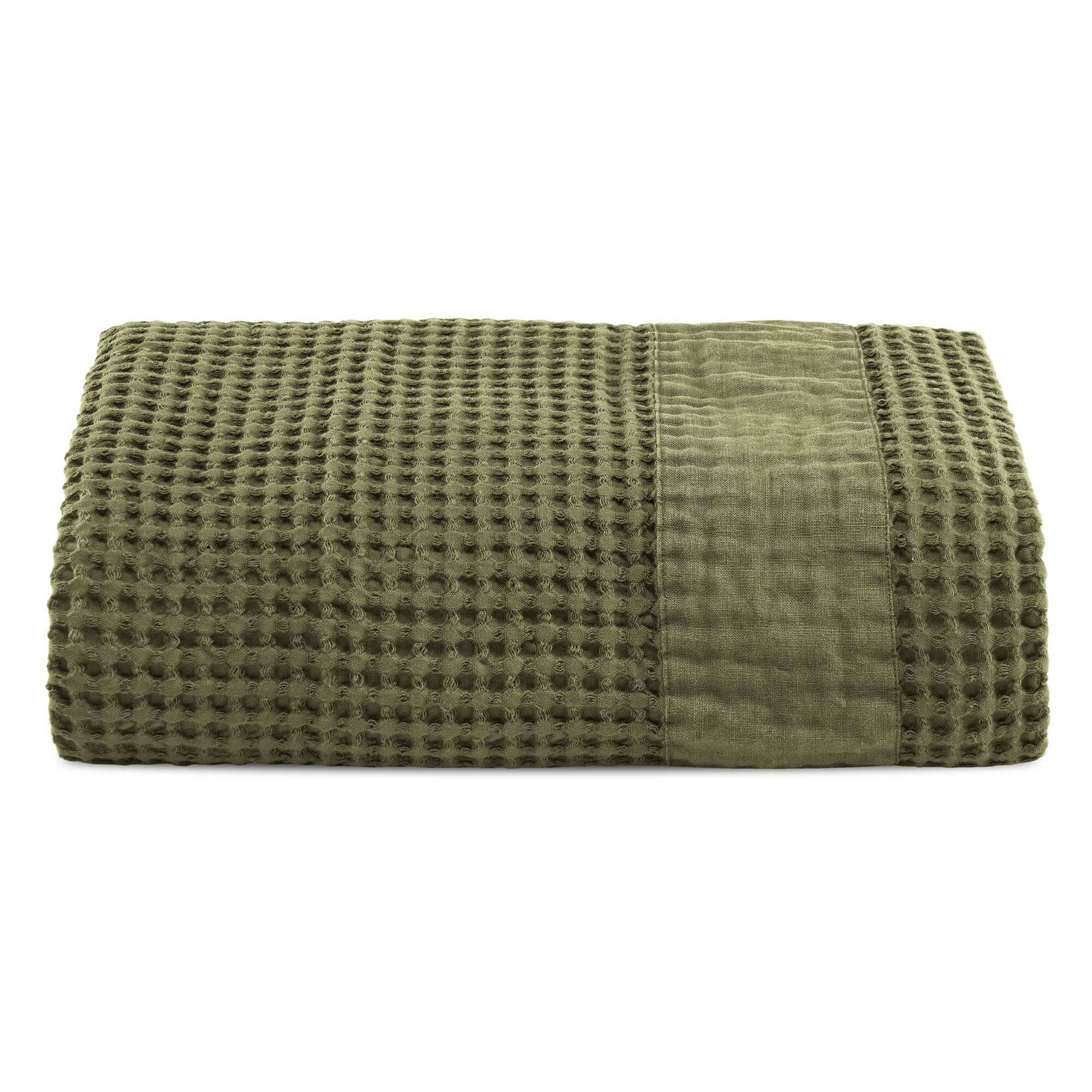 Telo da Bagno Nido d'Ape StoneWashed con Bordo in Lino - Jaspy - Image 7