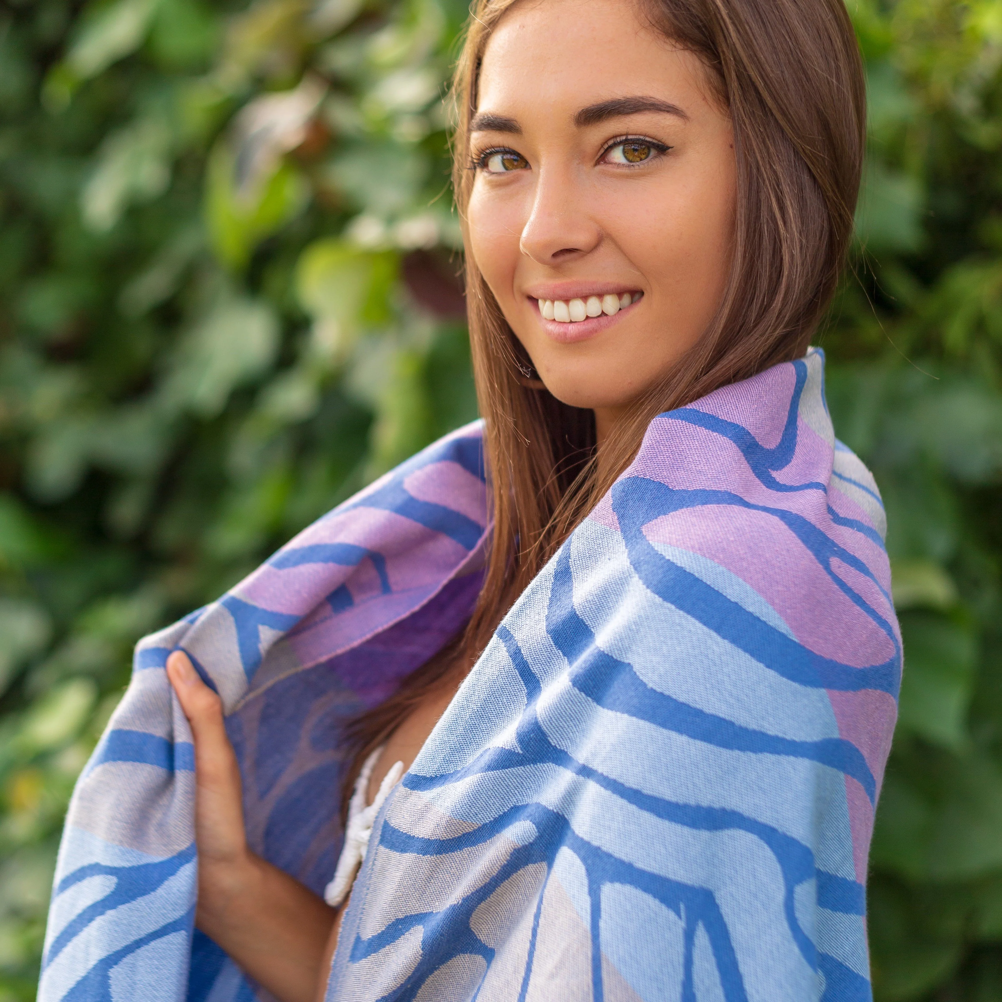 Telo Mare Fouta in Puro Cotone Jacquard Doubleface - Layla - Image 9