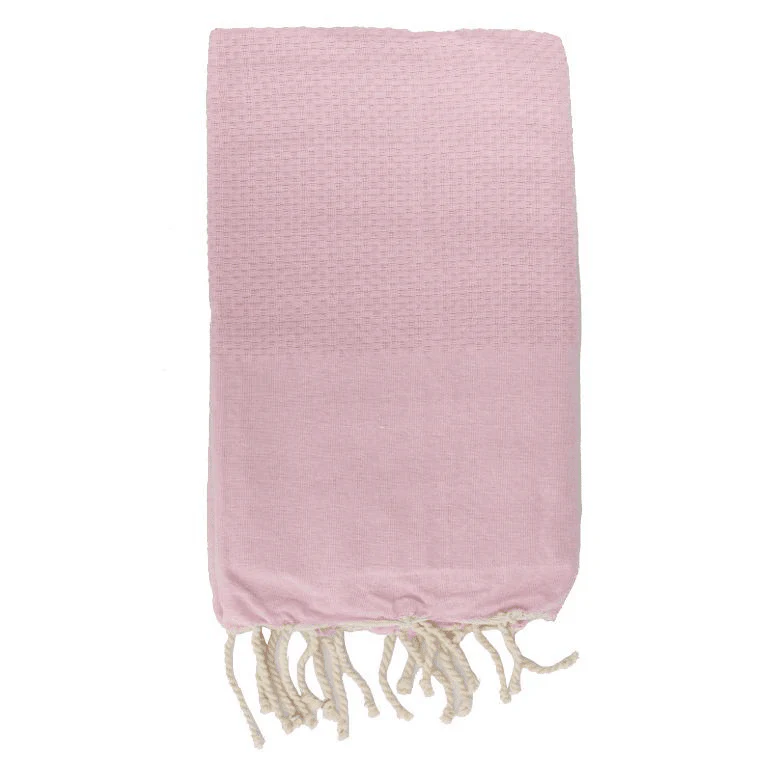 Telo Mare in Fouta di Puro Cotone Tinta Unita - Hammam - Image 10