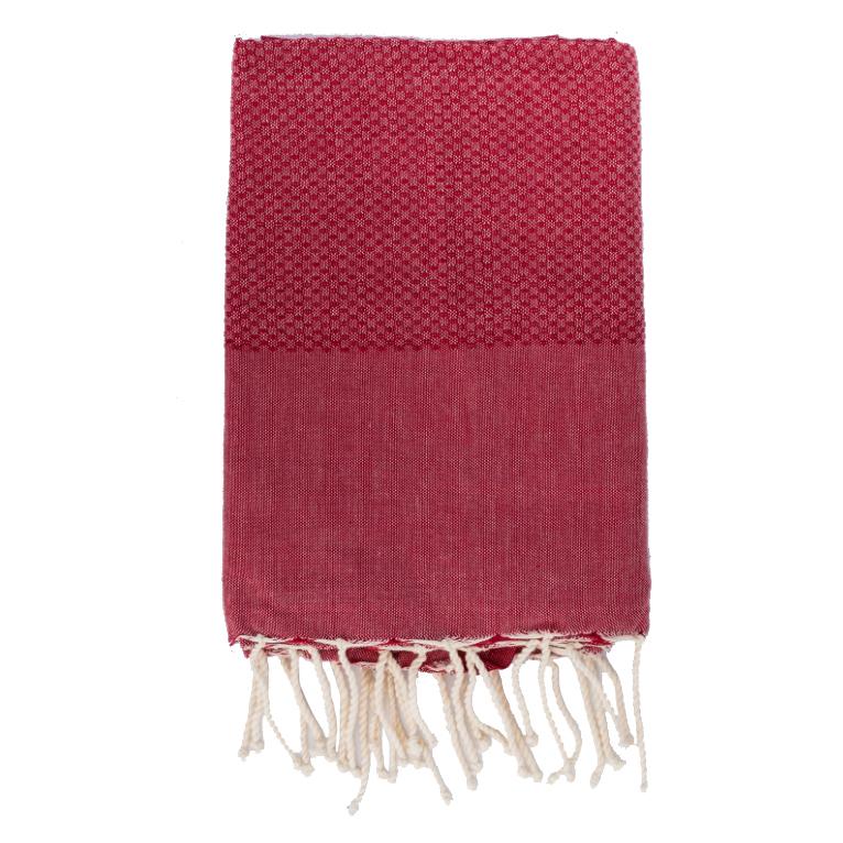 Telo Mare in Fouta di Puro Cotone Tinta Unita - Hammam - Image 11
