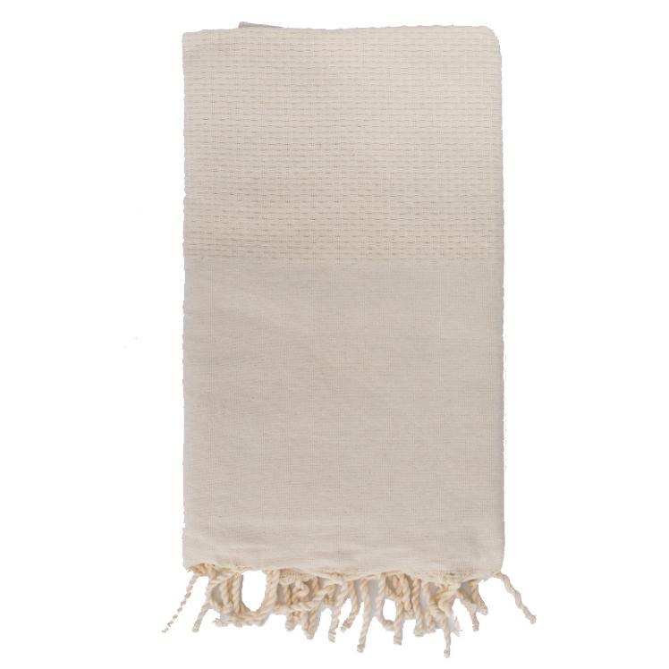 Telo Mare in Fouta di Puro Cotone Tinta Unita - Hammam - Image 7