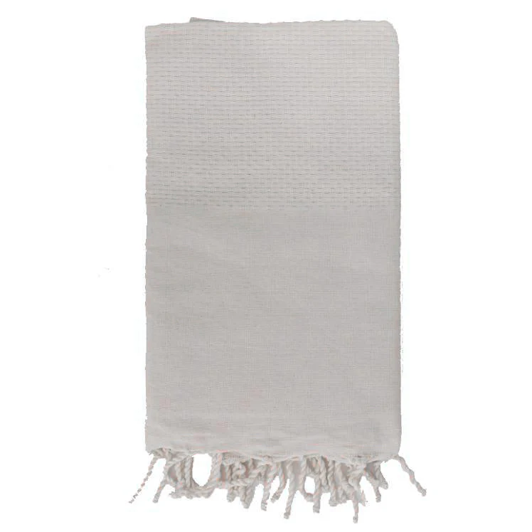 Telo Mare in Fouta di Puro Cotone Tinta Unita - Hammam - Image 8