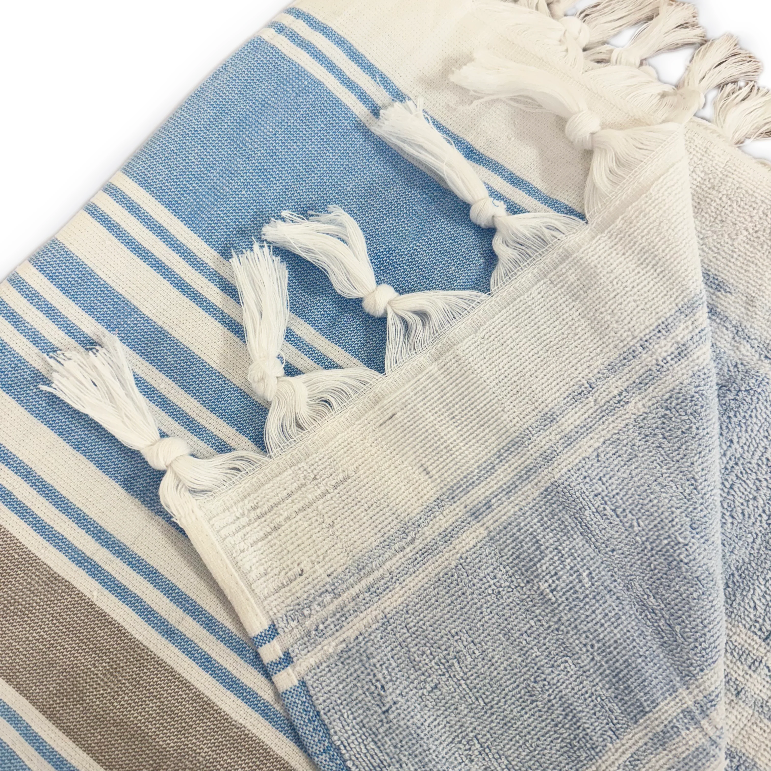 Telo Mare in Fouta di Cotone e Microspugna - Equipage - Image 17